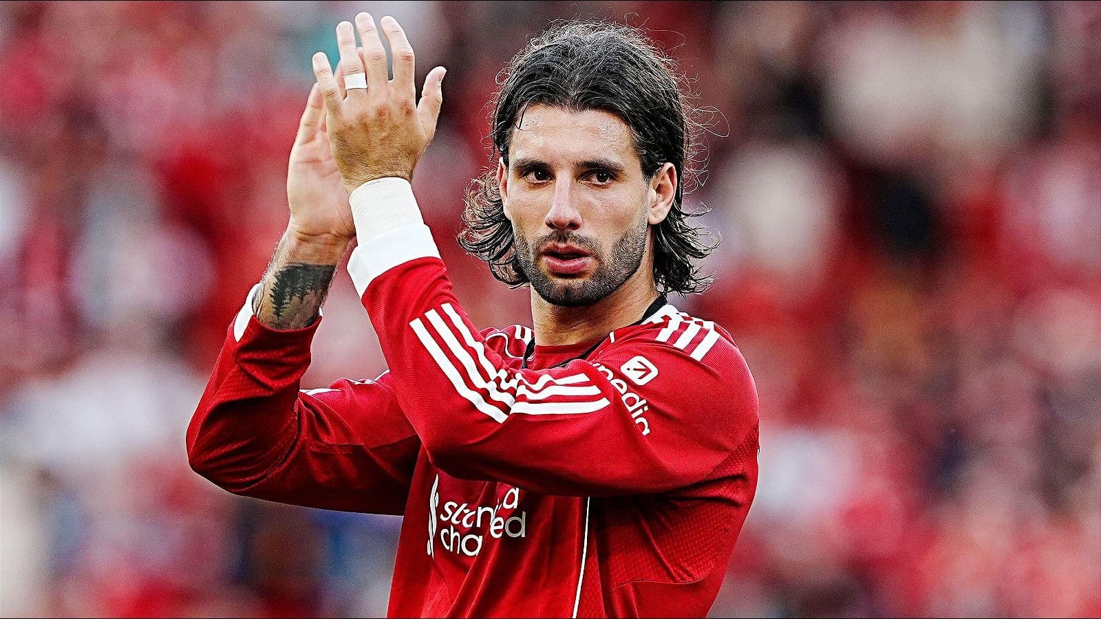 1600x900 Vodacom Soccer. News. Arne Slot hails Dominik Szoboszlai brilliance for Liverpool in Arsenal win