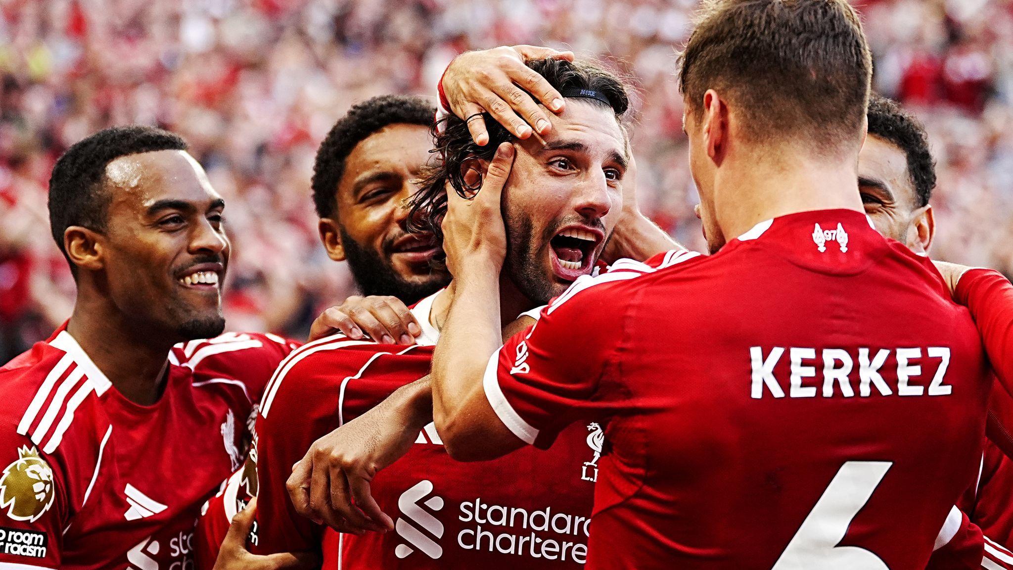 2048x1152 Liverpool 1 0 Arsenal: Dominik Szoboszlai's Sensational Free Kick Stuns Gunners To Send Reds Top Of The Table