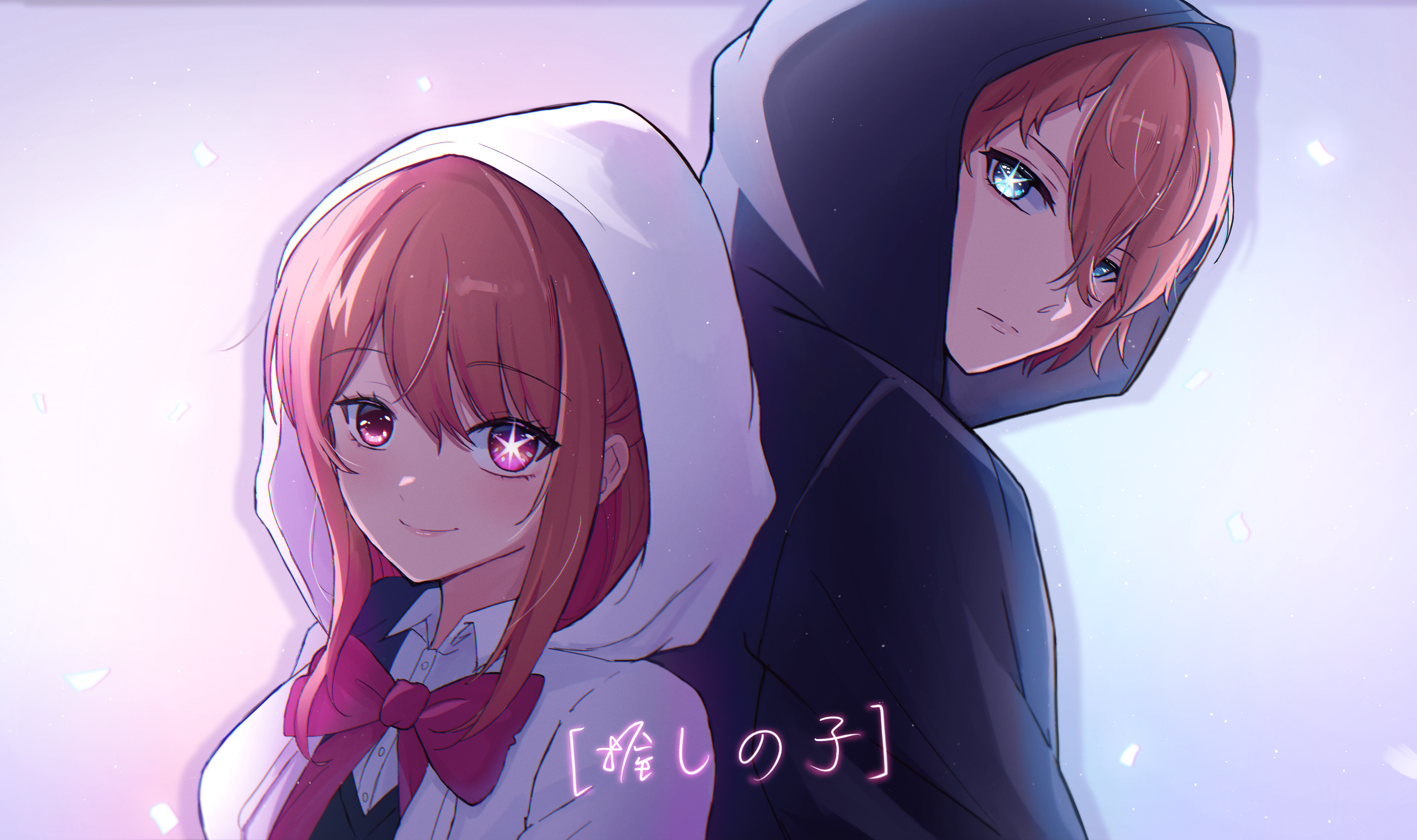 5100x3023 Oshi no Ko: Aquamarine & Ruby Hoshino 4K Ultra HD Anime Wallpaper