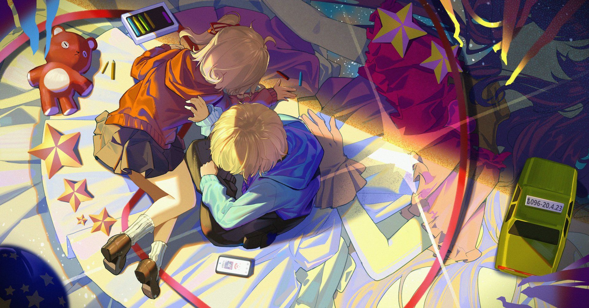 1920x1004 4K Ultra HD Ruby & Aquamarine Hoshino
