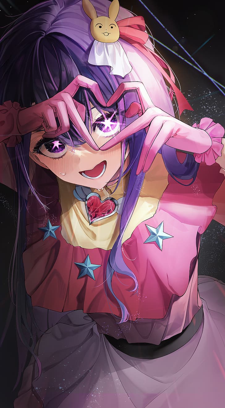 728x1316 HD wallpaper: anime, anime girls, Oshi no Ko, Hoshino Ai