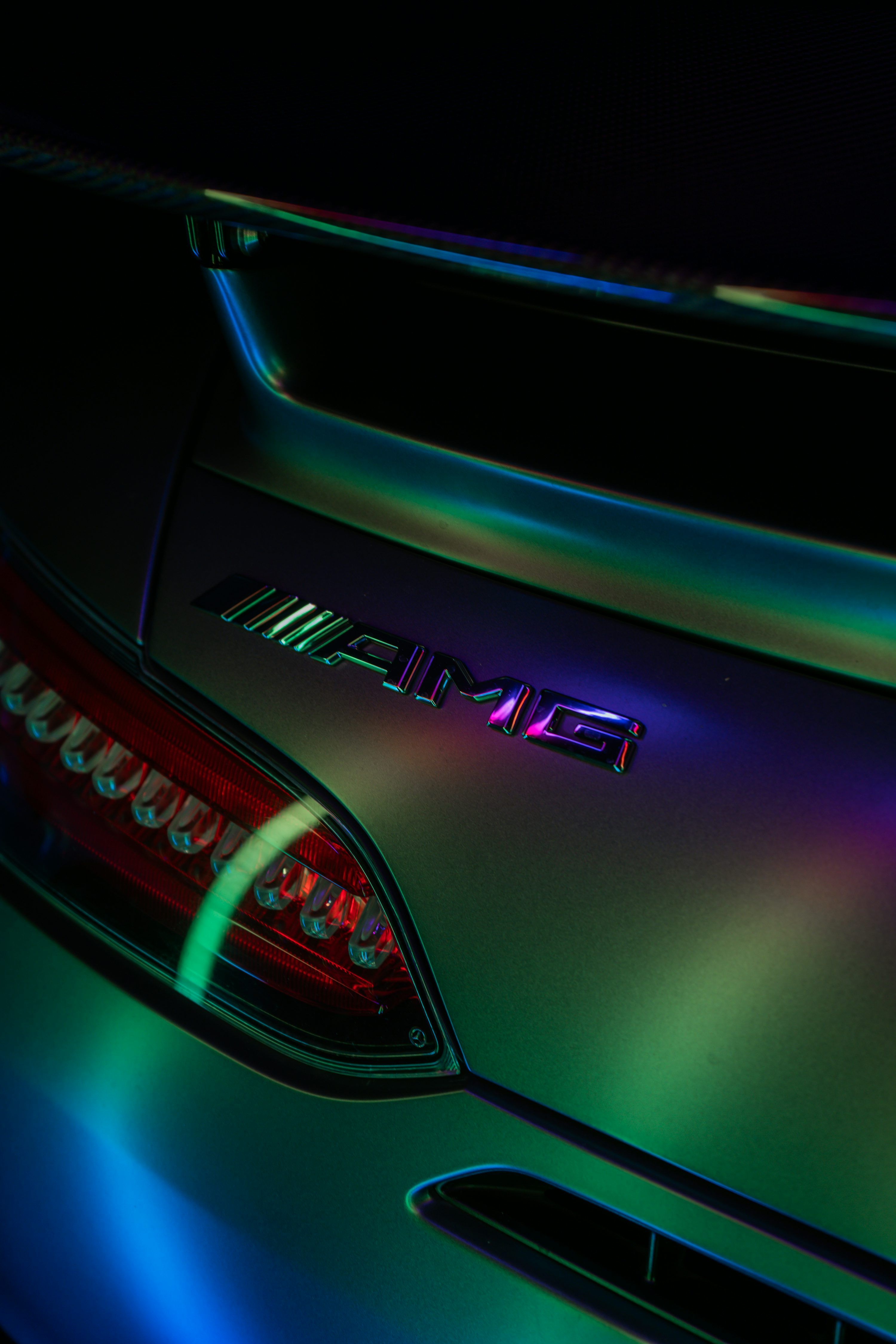 3000x4500 A car with a neon light painted on it
