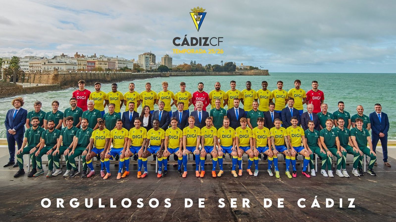 1600x900 El Cádiz CF 2025 26 Ya Tiene Foto Oficial