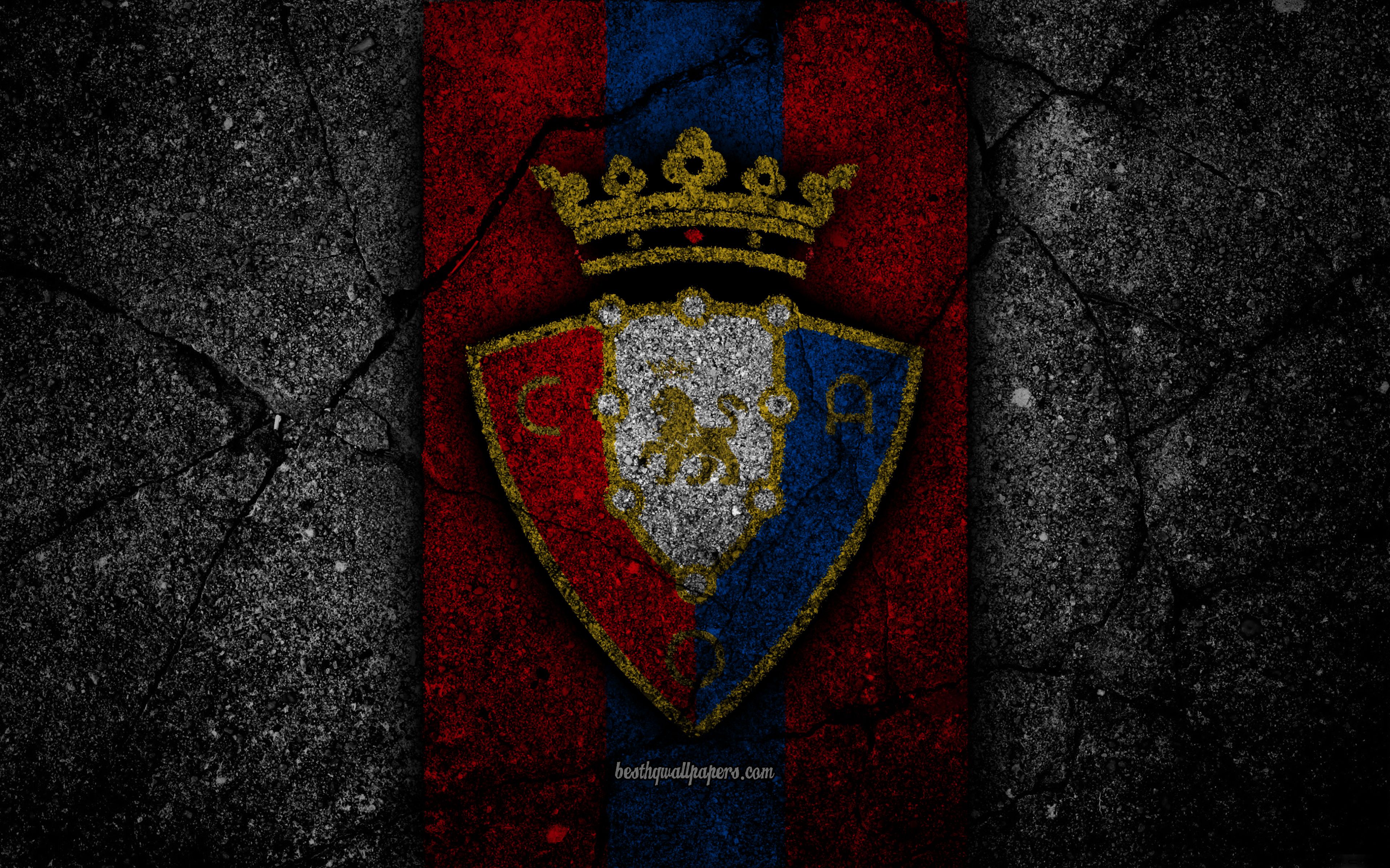 3840x2400 Phone wallpaper: Sports, Ca Osasuna, Emblem, Logo, Soccer 457080
