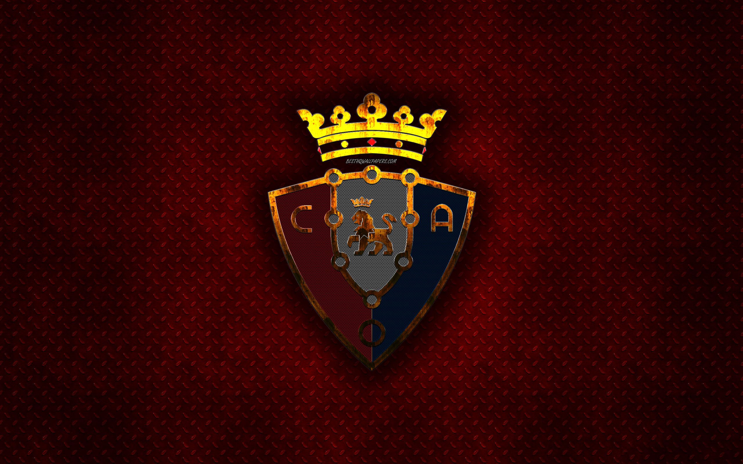2560x1600 Phone wallpaper: Ca Osasuna, Sports, Emblem, Soccer, Logo 1161689