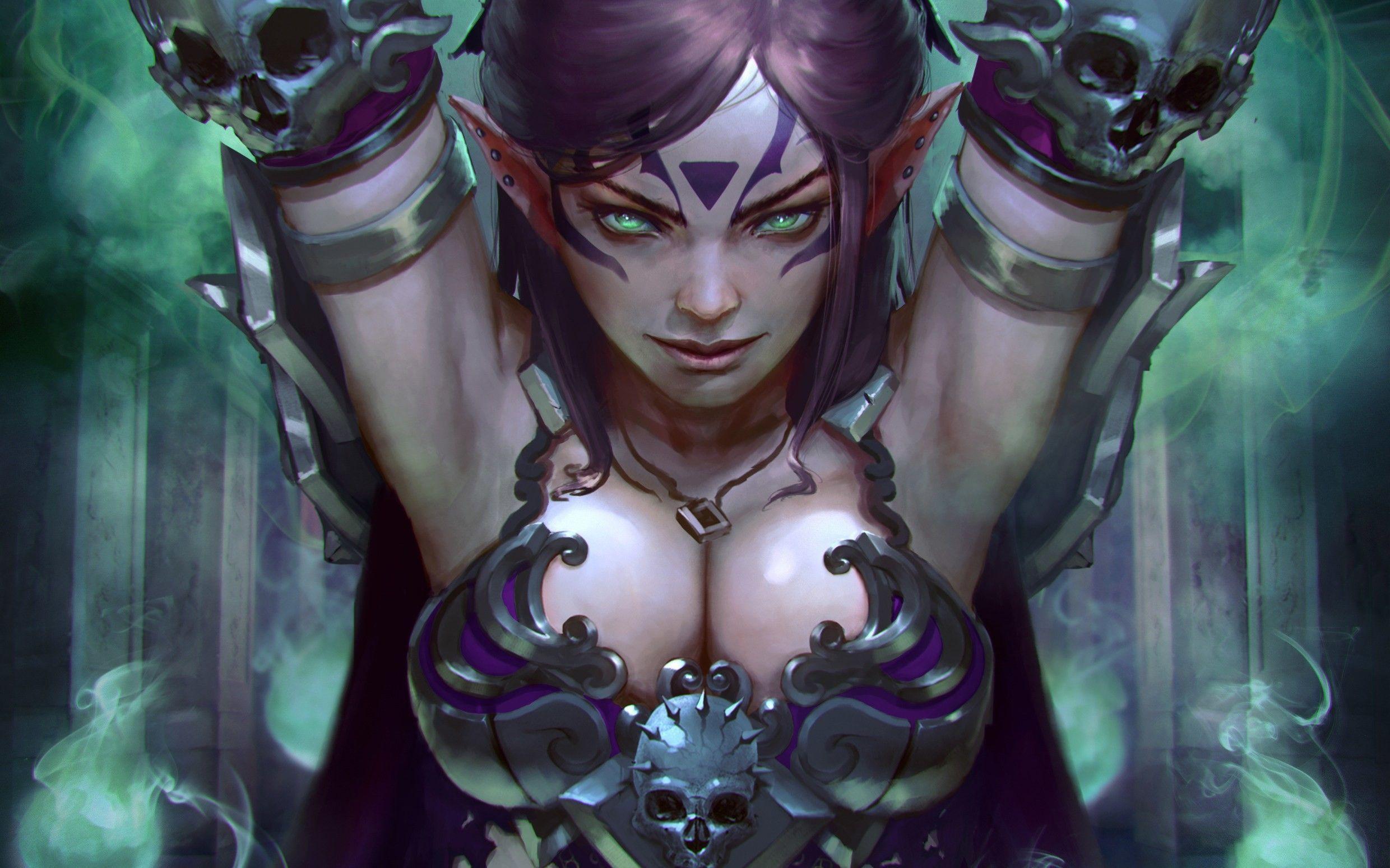 2480x1550 Fantasy Elf Wallpaper