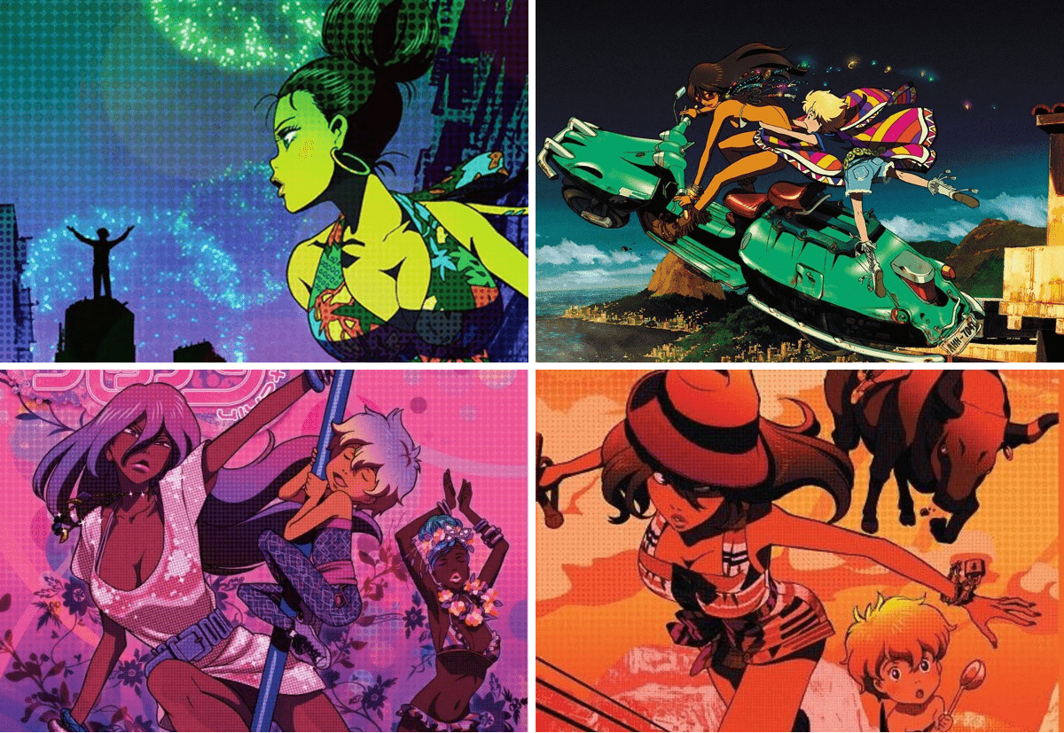 1200x827 Phoenix (The Anime Tea) on X: The Official Art of Michiko &amp; Hatchin is STUNNING ✨ / X
