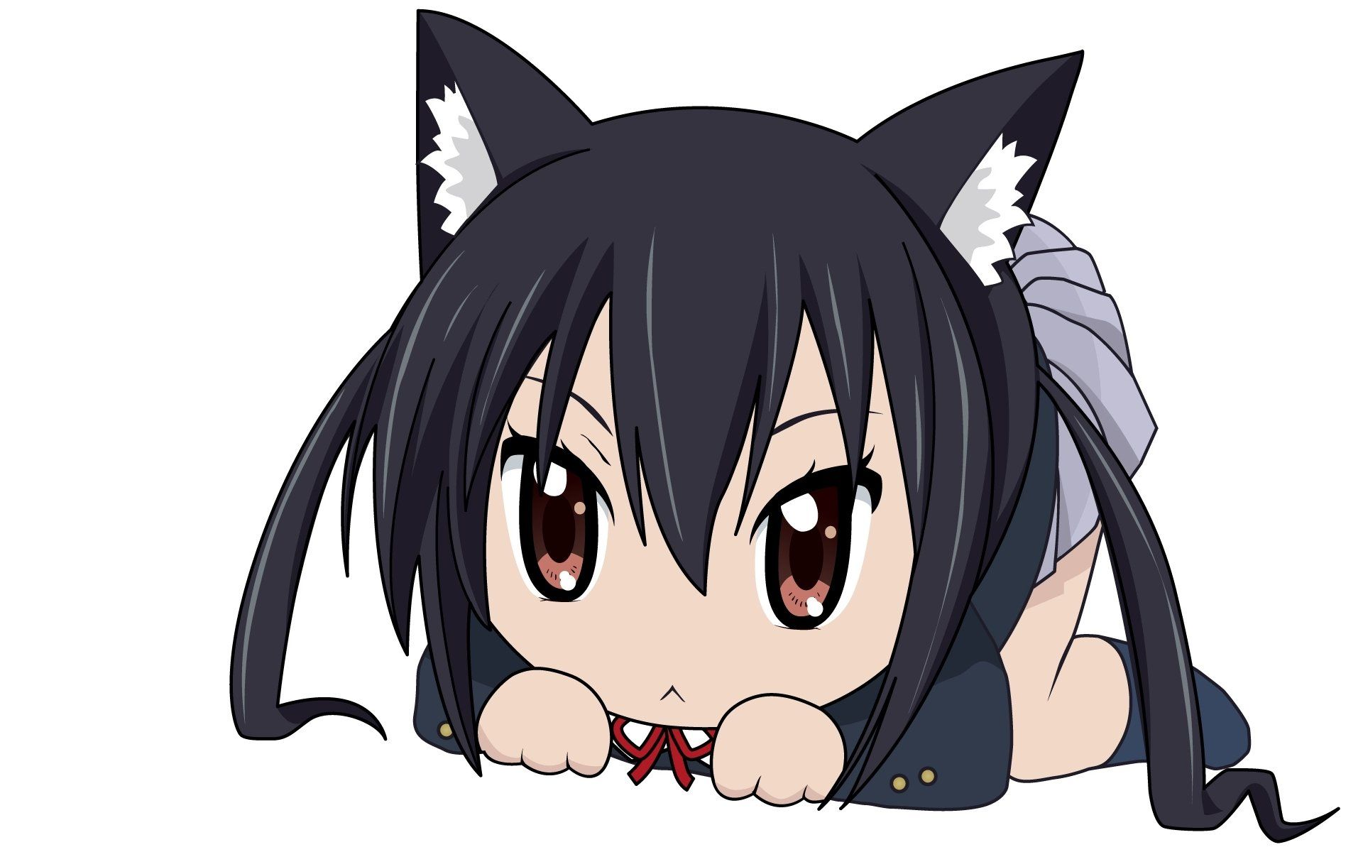 1920x1200 Azusa Nakano Cat Ears HD Wallpaper