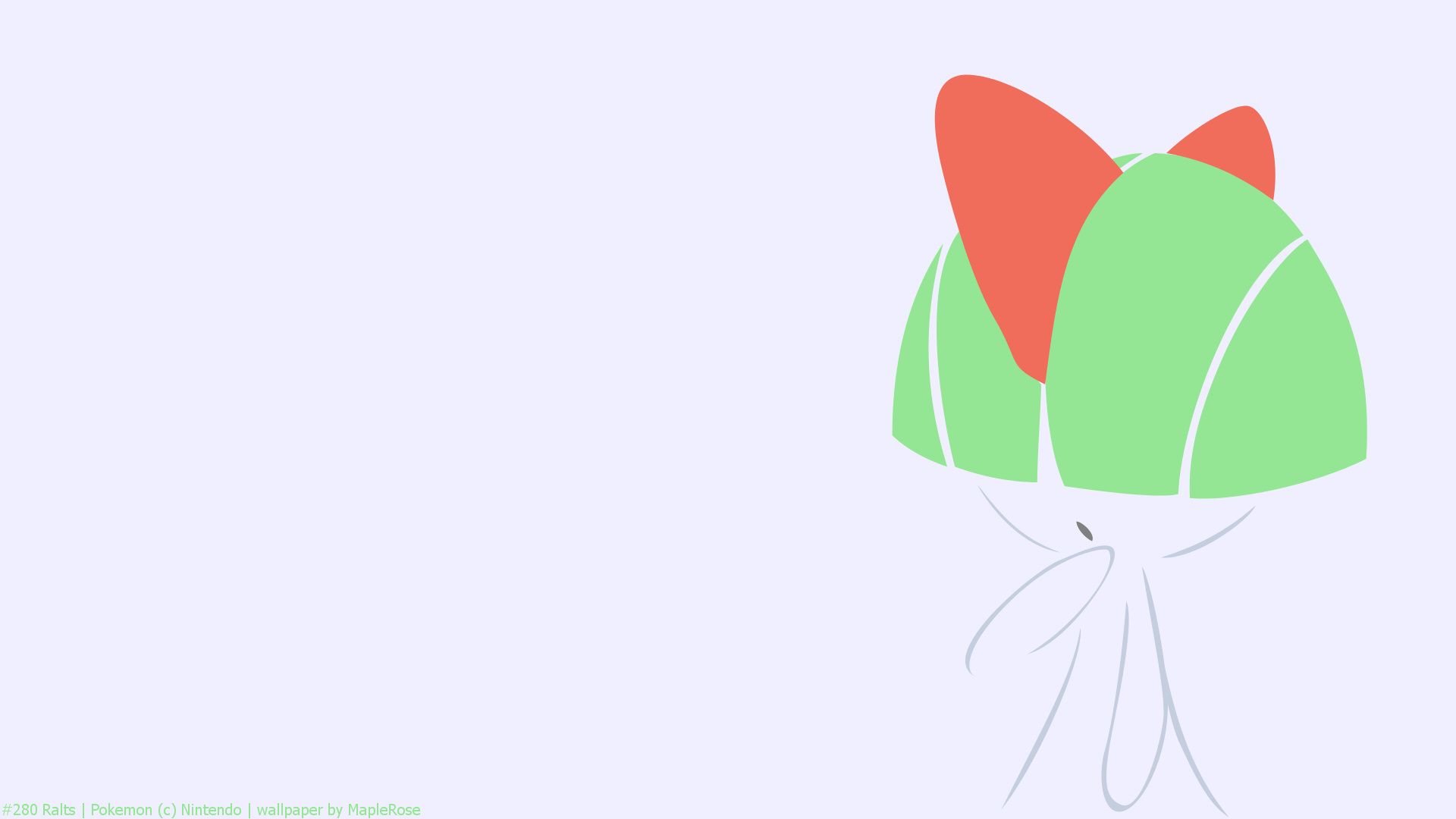 1920x1080 Ralts. PokéWalls