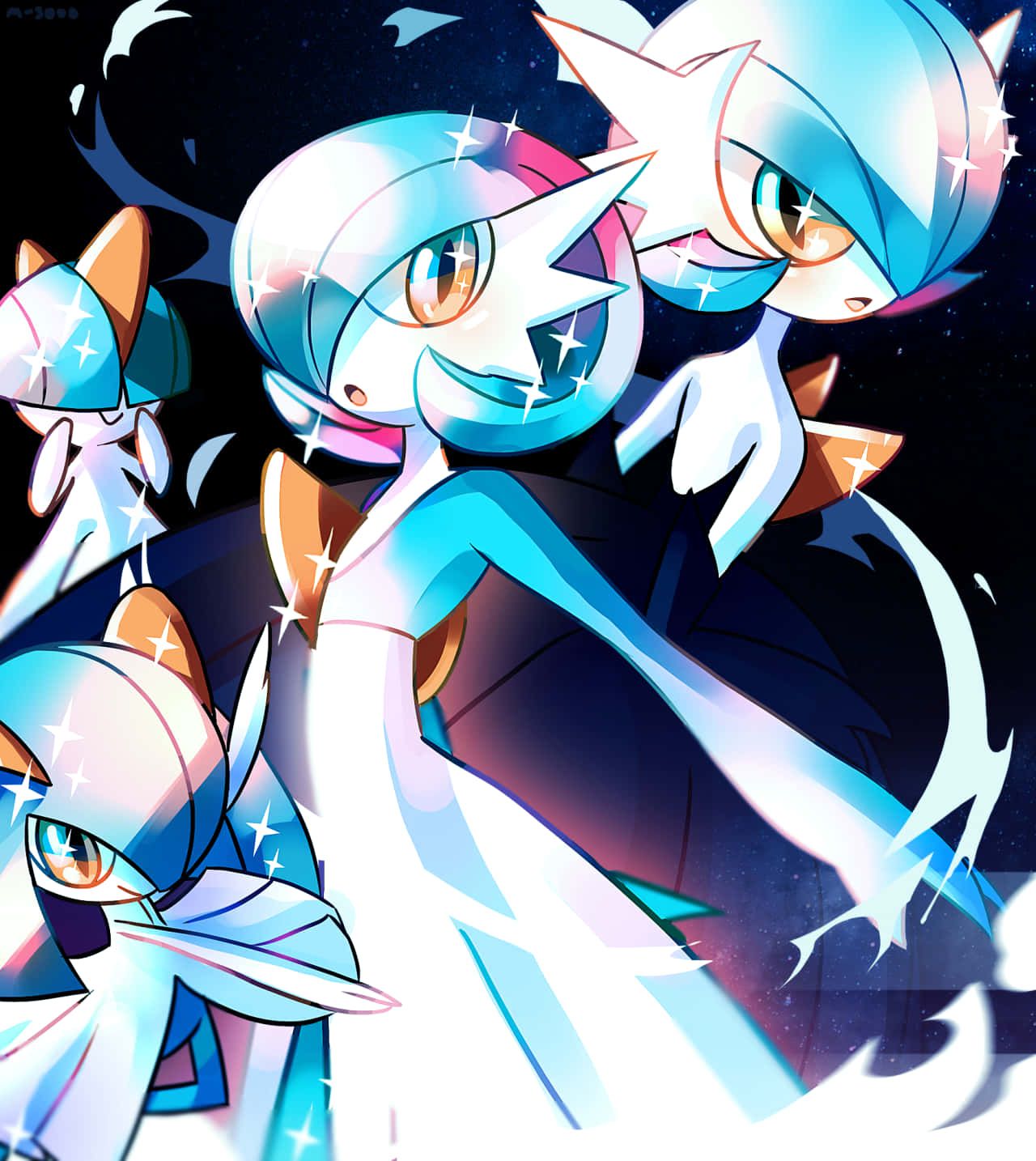 1280x1434 Download Shiny Ralts Evolutions Wallpaper