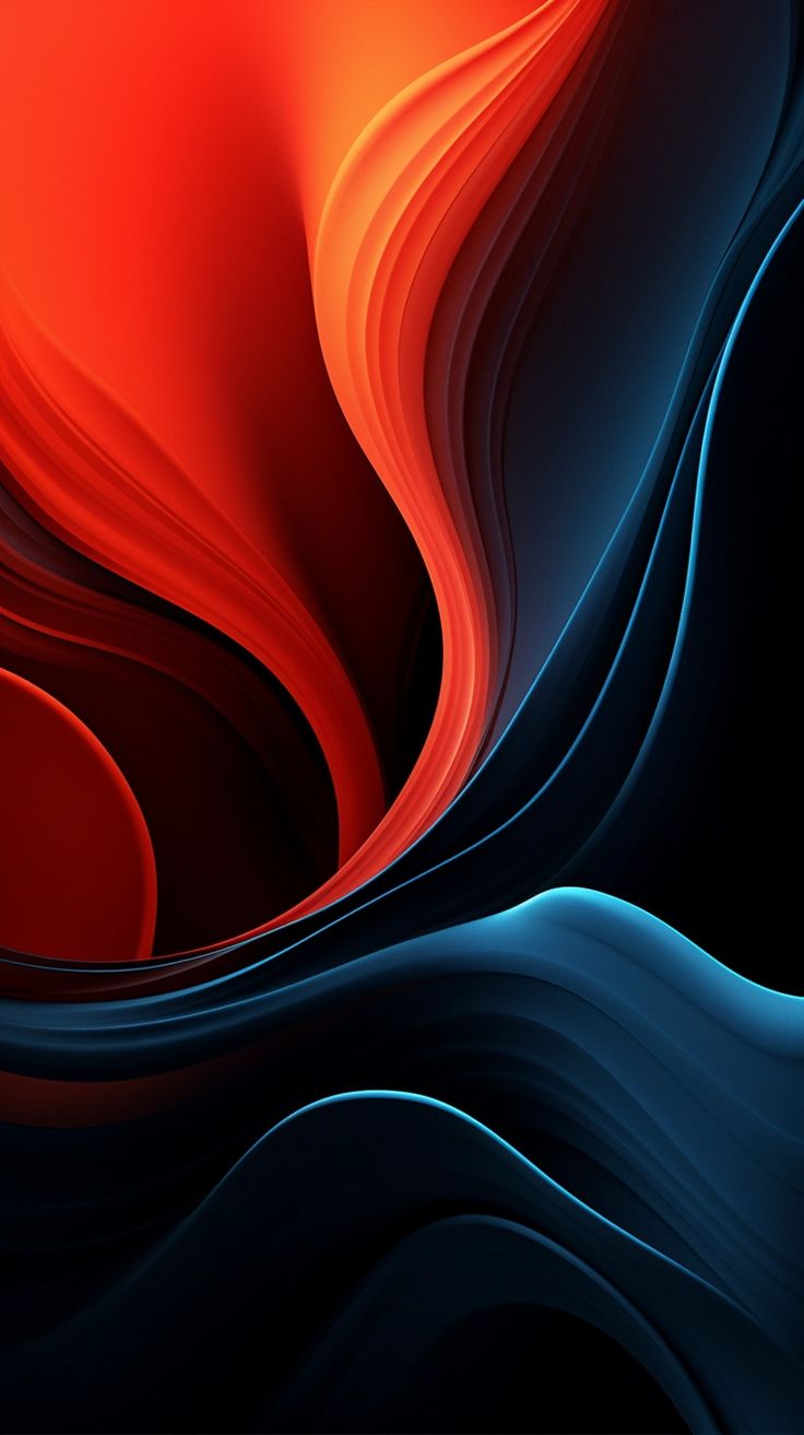 736x1313 Abstract Red and Blue Wavy Lines Wallpaper. Redmi pad pro wallpaper, Xiaomi pad 6 wallpaper