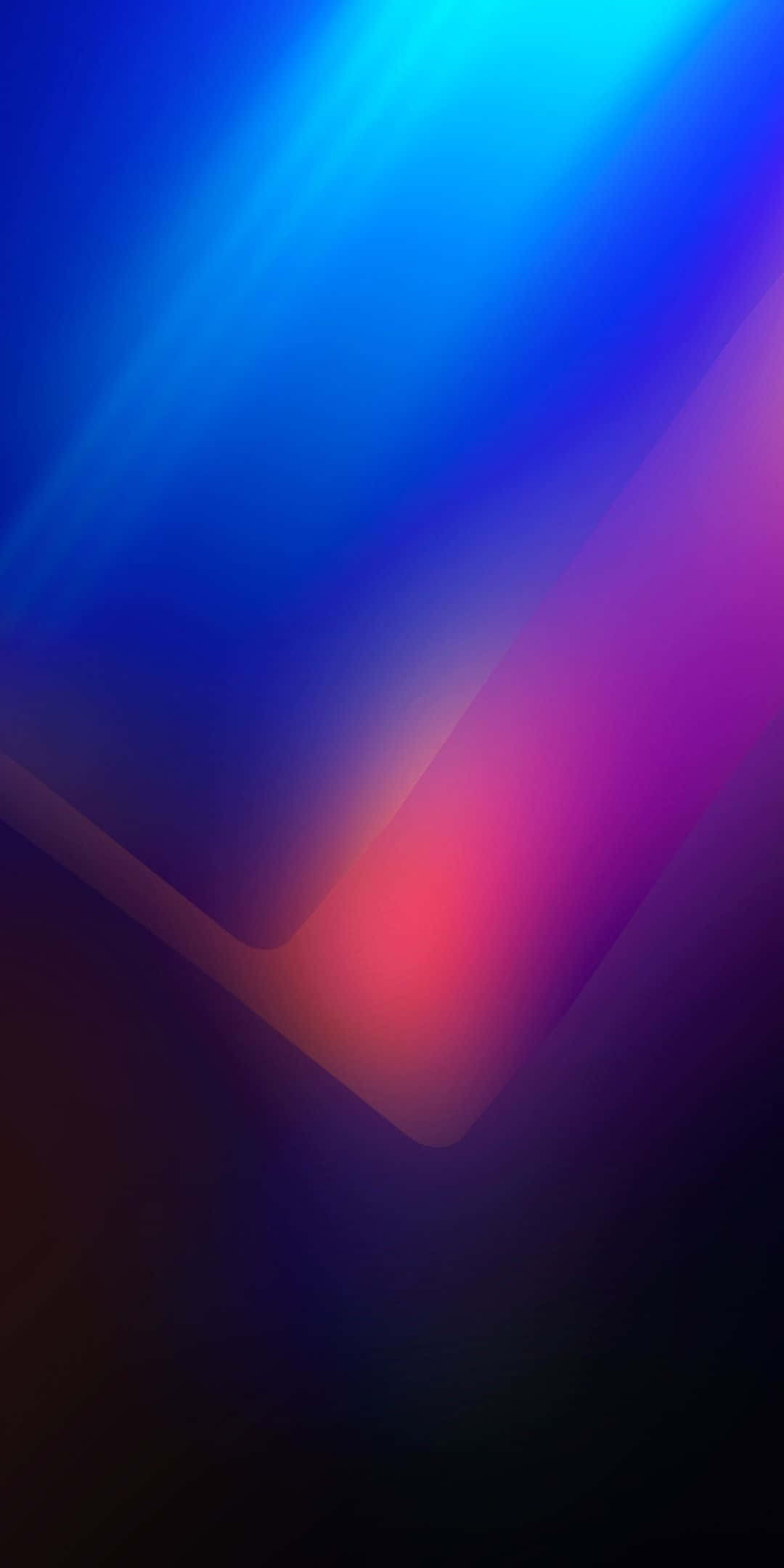 1080x2160 Download Xiaomi Blue Wave Aesthetic Wallpaper Background