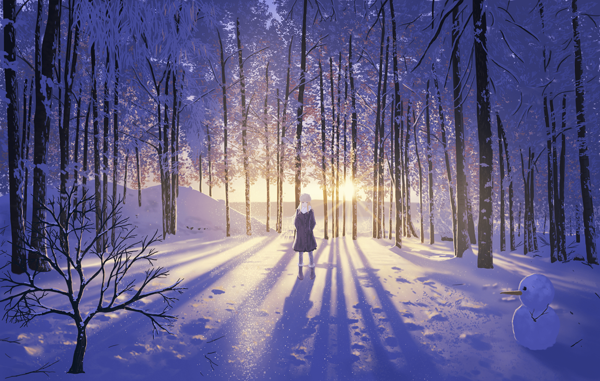 1920x1221 Enchanted Winter Snow HD Wallpaper by ど〜らx1221