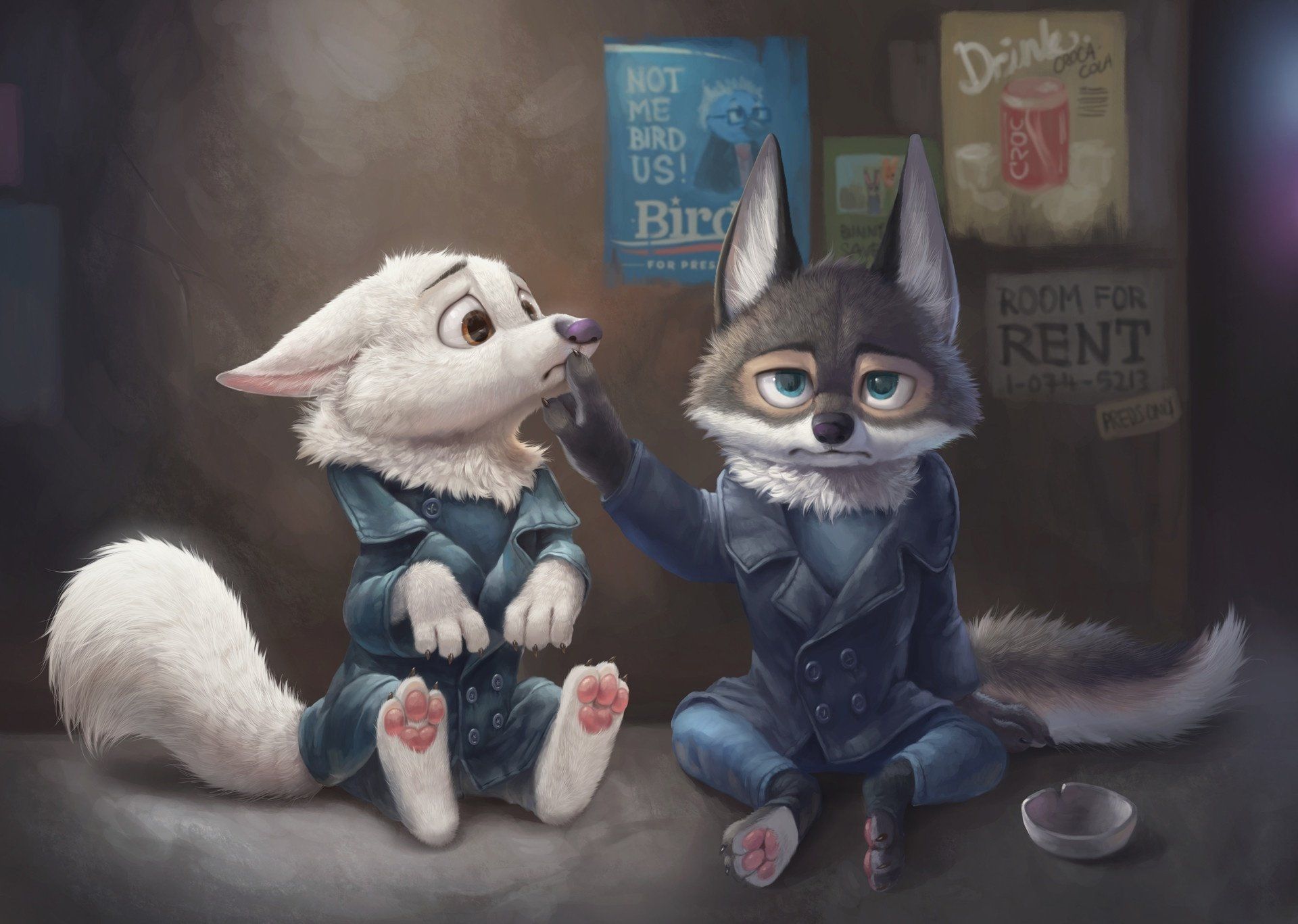 1920x1367 HD Zootopia Furry Wallpaper