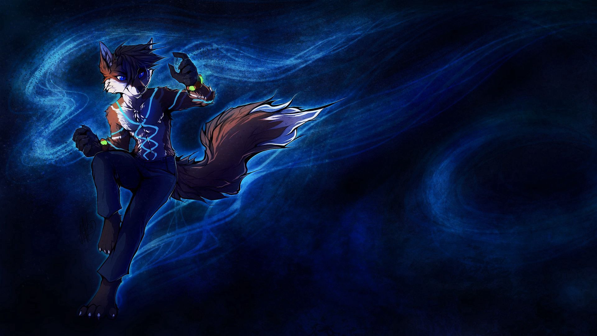 1920x1080 Desktop wallpaper: Comic, Art, Fox, Anthro 4K free download for PC. 147016