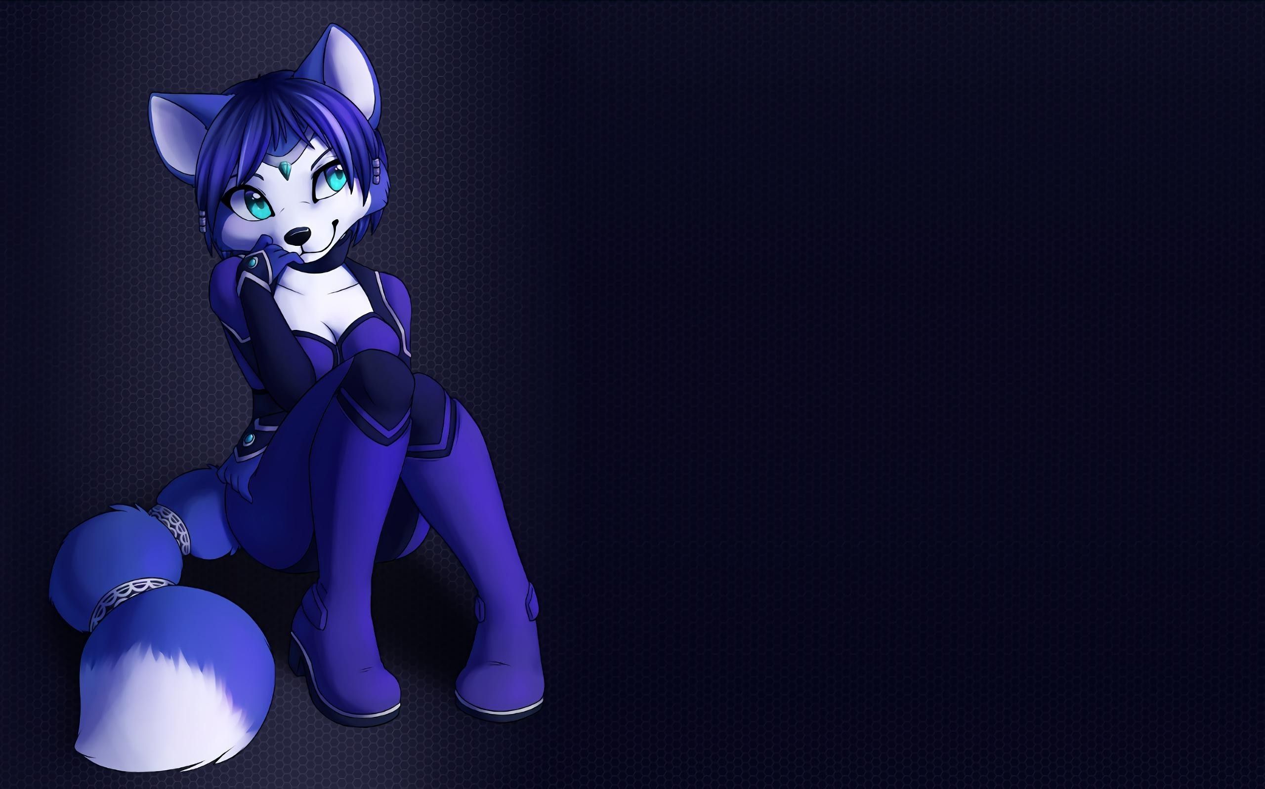 2560x1598 Krystal, Furry, Anthros, Anthro, Star Fox Wallpaper HD / Desktop and Mobile Background