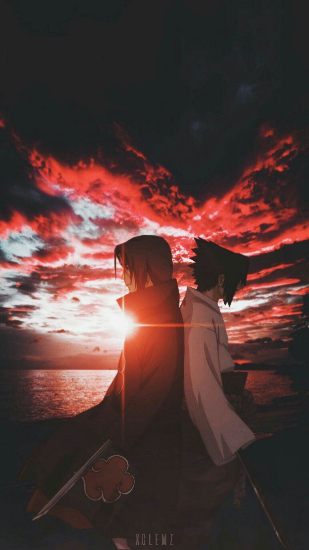 1080x1920 Sad boy Uchiha