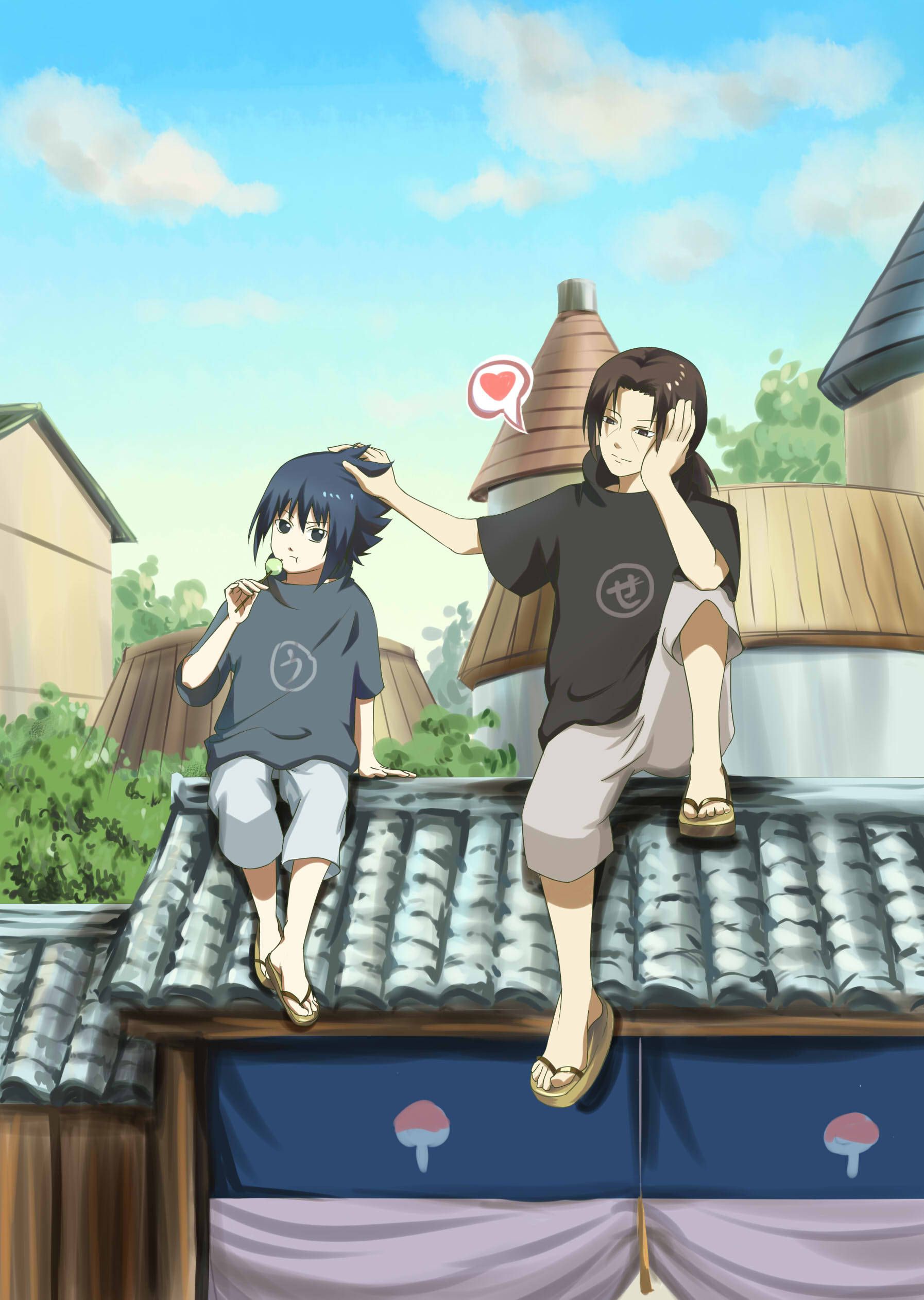 1794x2523 Download Innocent Uchiha Brothers Wallpaper