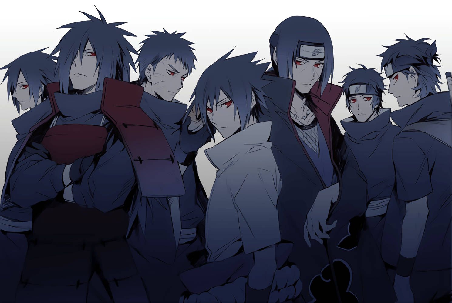 1490x1000 Download Uchiha Clan Members Wallpaper