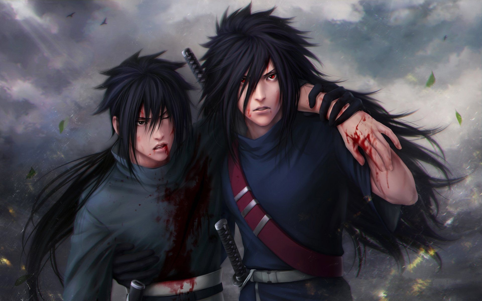 1920x1200 Uchiha Brothers Unite: Izuna & Madara Naruto 4K Ultra HD Wallpaperx2400