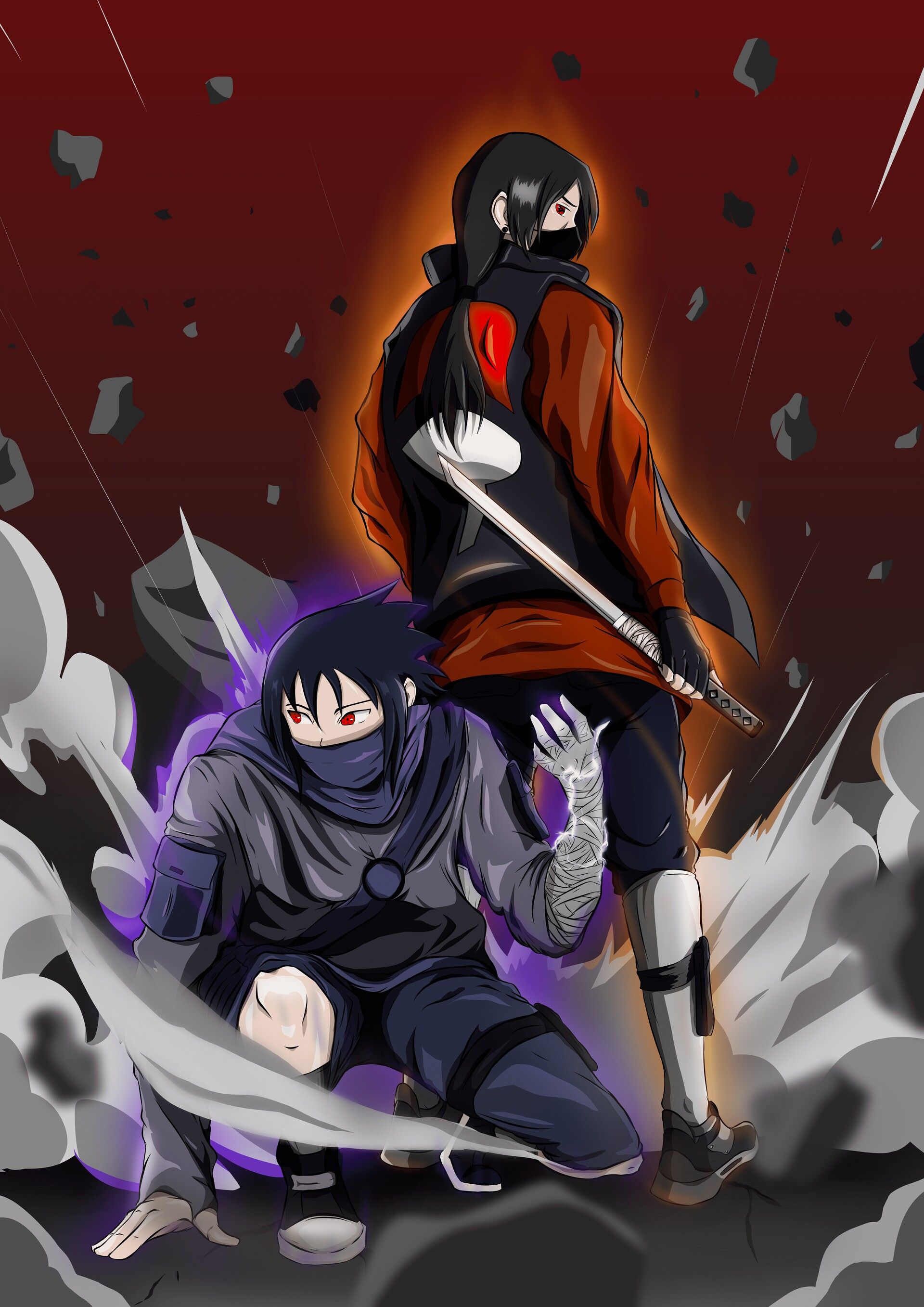 1920x2715 Brothers of Destruction (Uchiha Brothers)