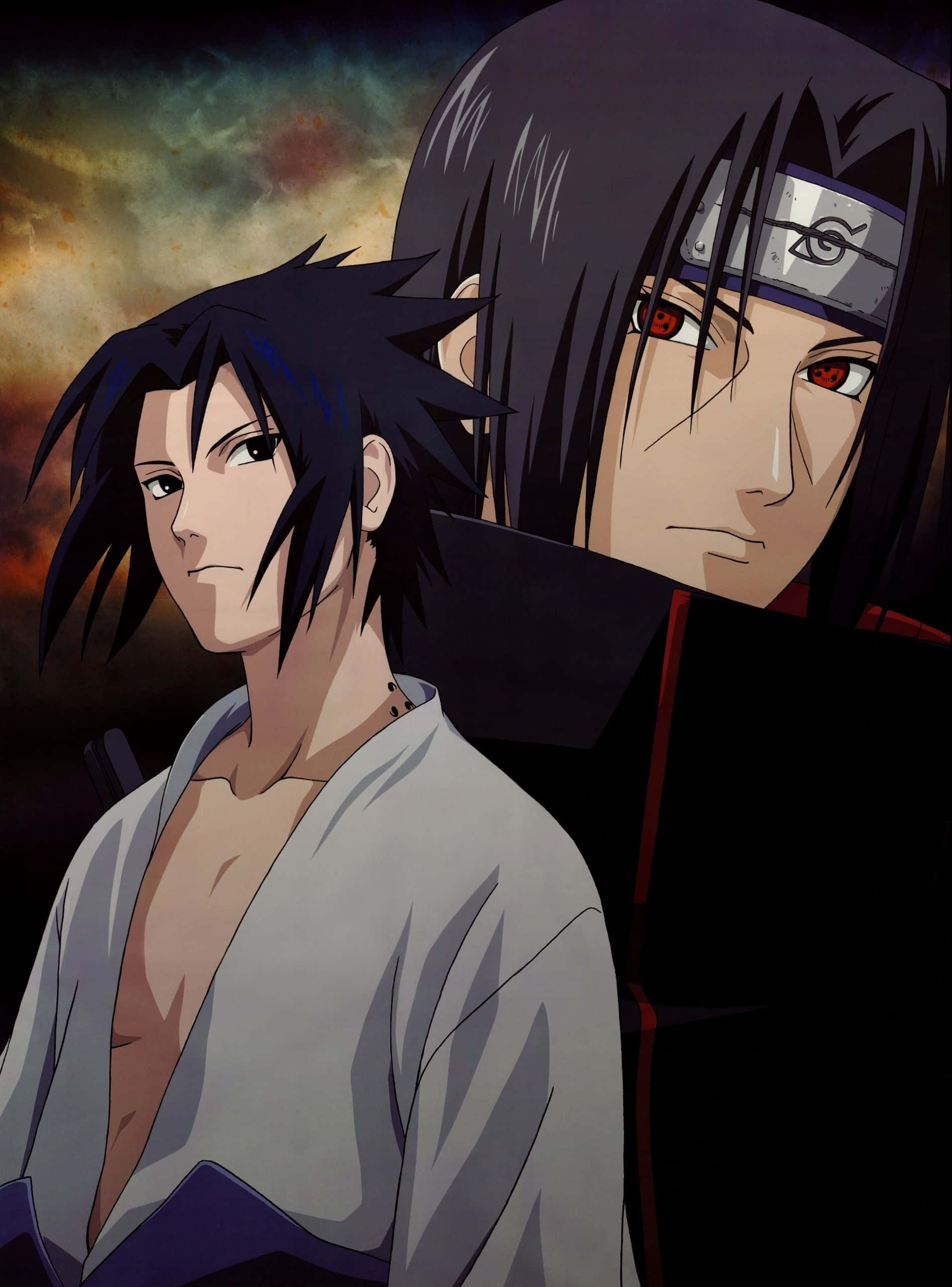 1894x2560 Download Uchiha Brothers Reunited Wallpaper