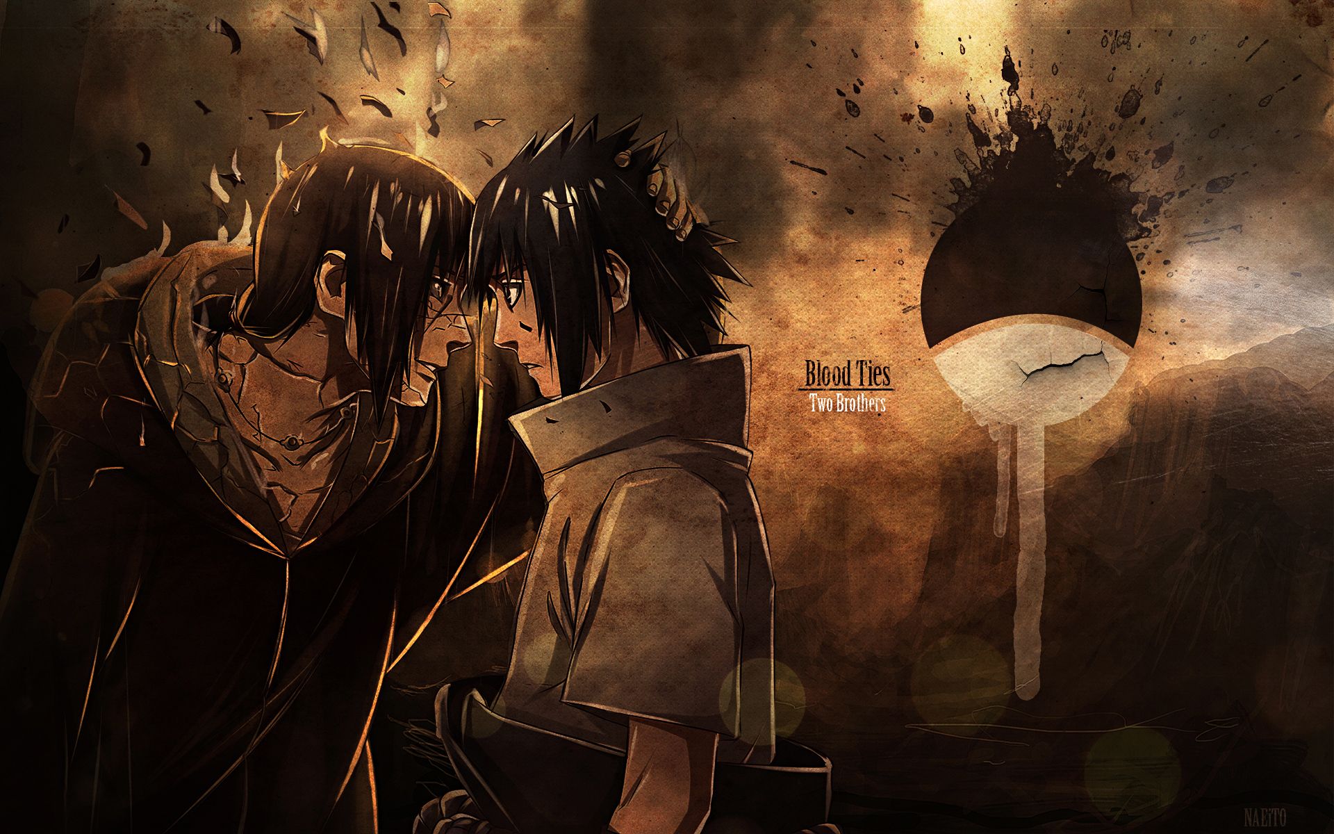 1920x1200 Phone wallpaper: Itachi Uchiha, Sasuke Uchiha, Naruto, Anime 398134
