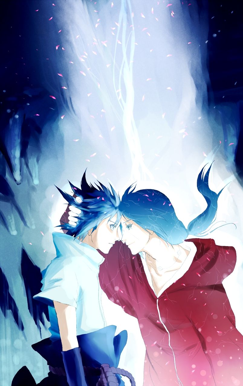 804x1275 Uchiha Brothers Wallpaper by Pixiv Id 2454464 Anime Image Board
