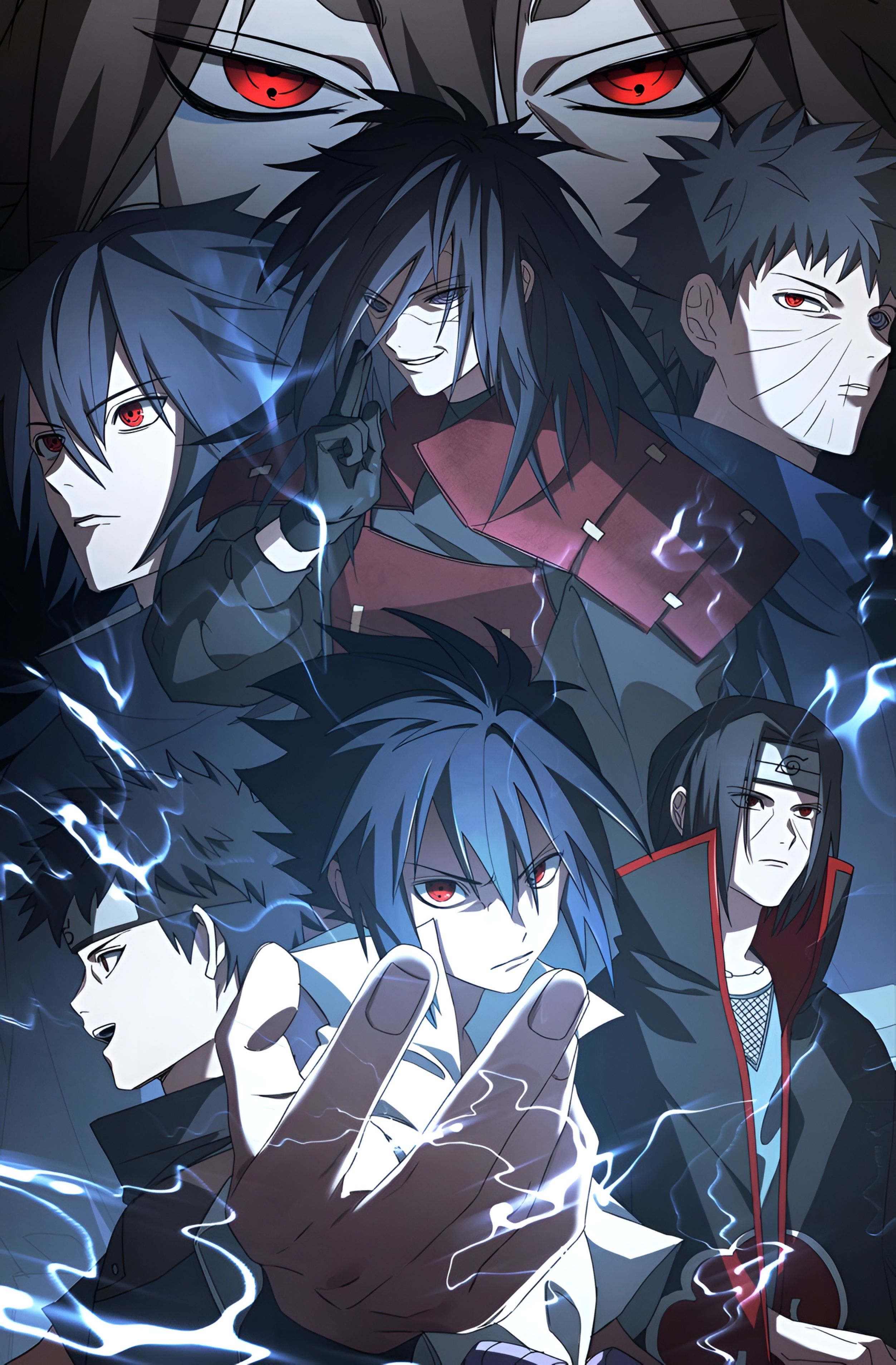 2505x3816 Uchiha Clan Wallpaper