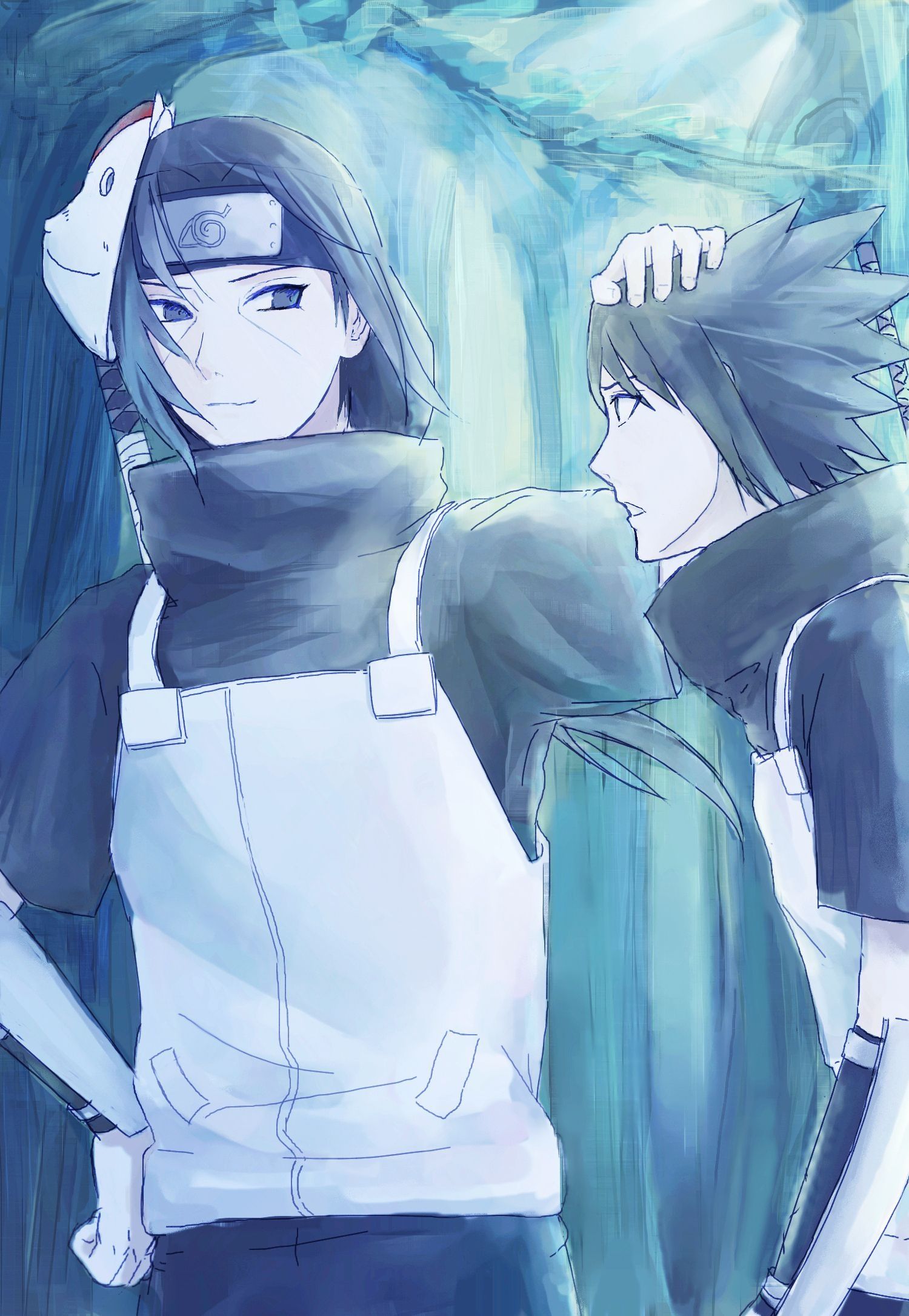 1500x2171 Sasuke and Itachi Wallpaper