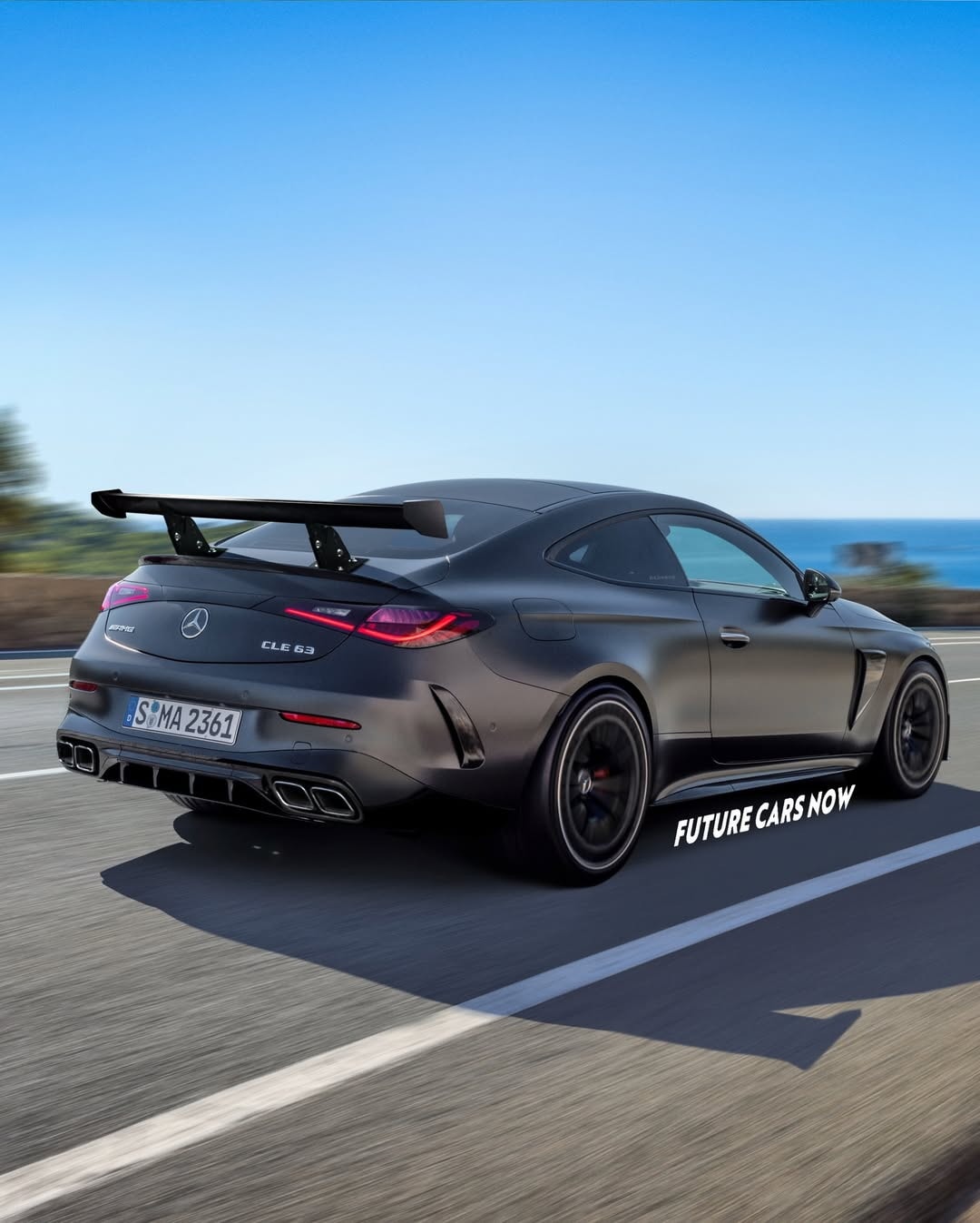 1080x1347 Mercedes AMG CLE 63 Mythos Keeps The V8 Alive, Gets Accurately Rendered