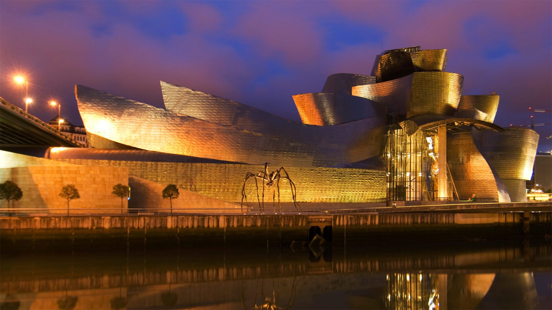 1920x1080 Bing HD Wallpaper : Night outside the museum Wallpaper Gallery