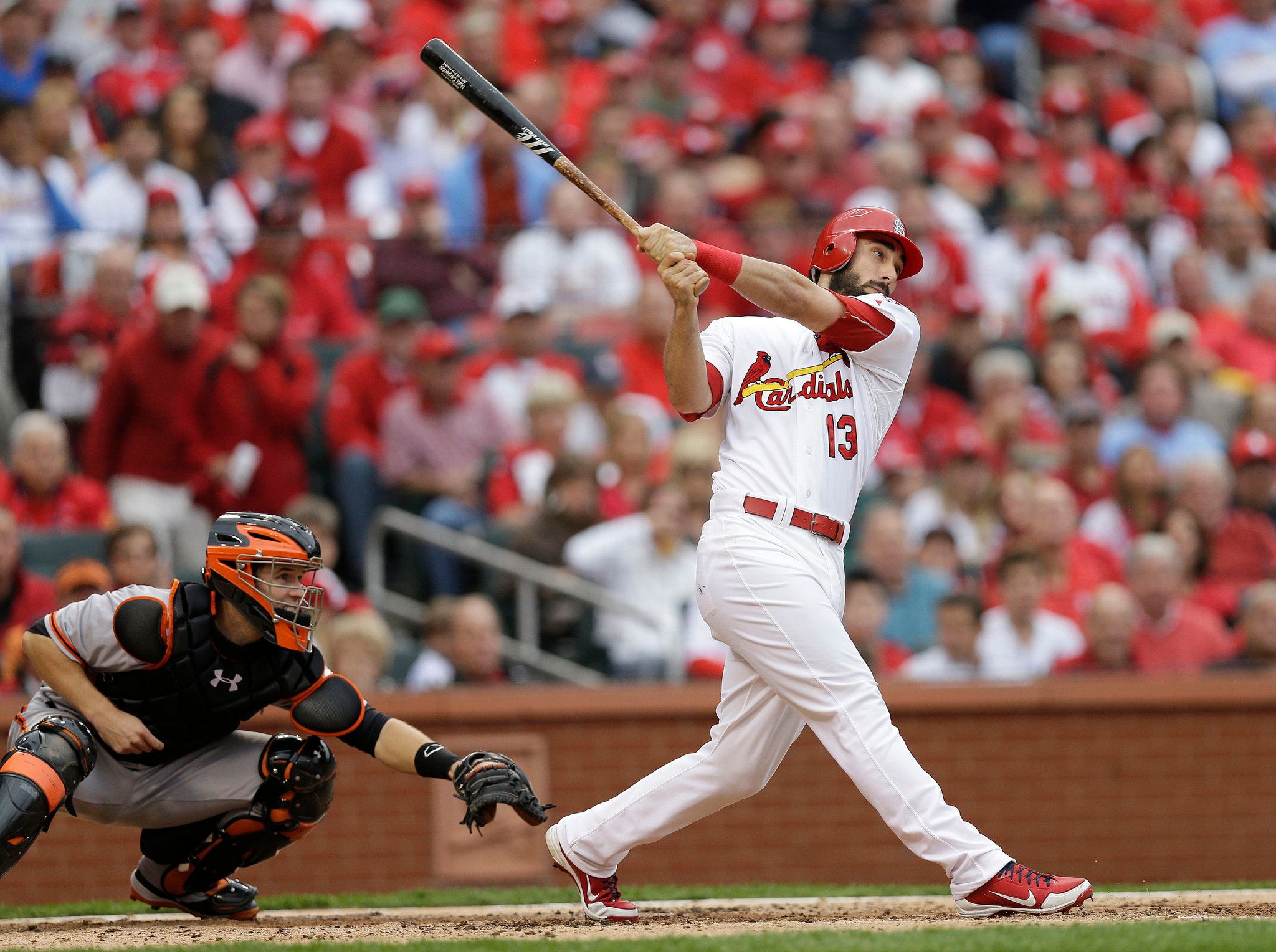 2048x1528 Cardinals Beat Rain And Giants For 2 1 Lead In N.L.C.S
