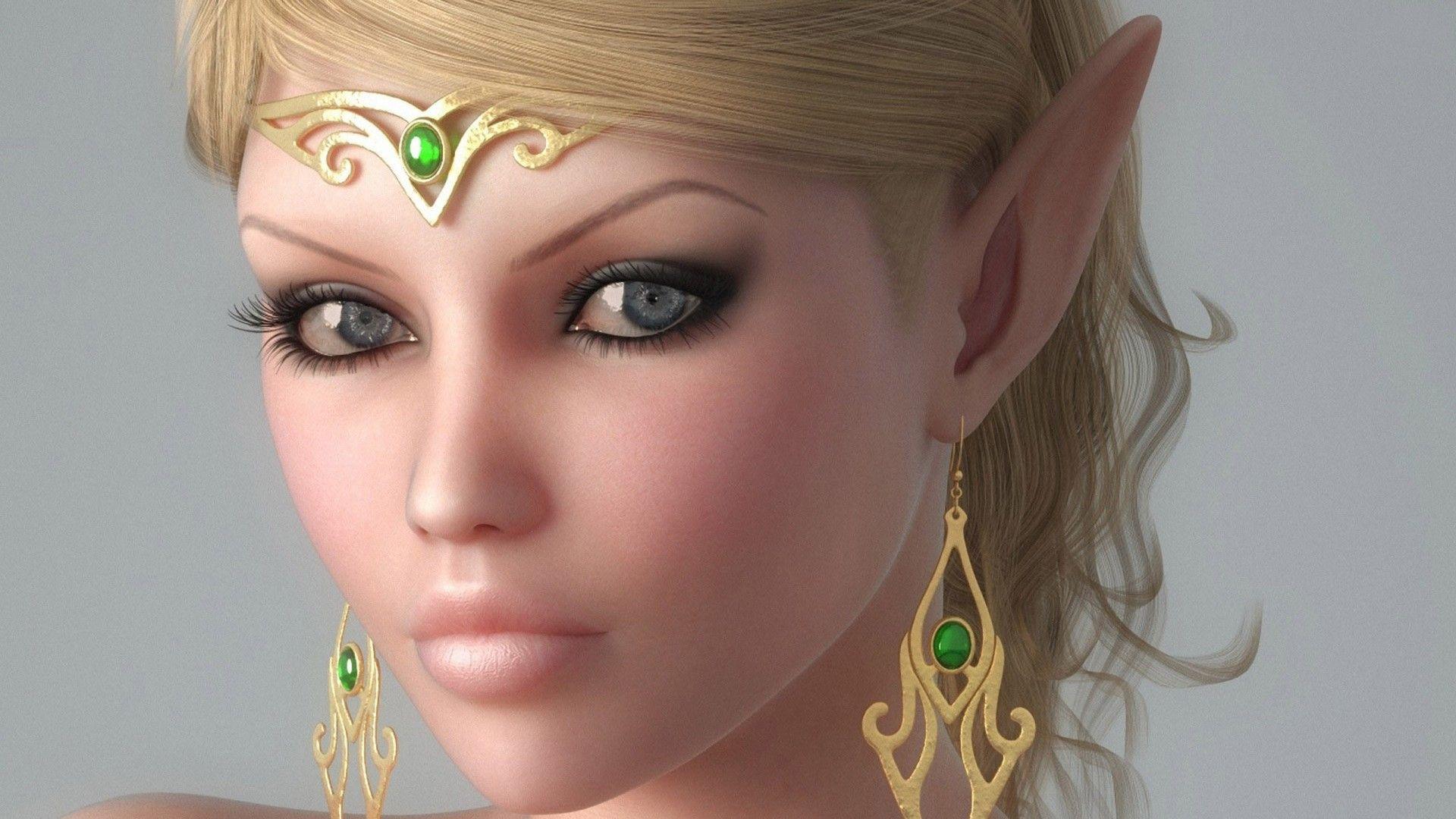 1920x1080 Elf Princess Fantasy Wallpaper HD For Mobile Phone :