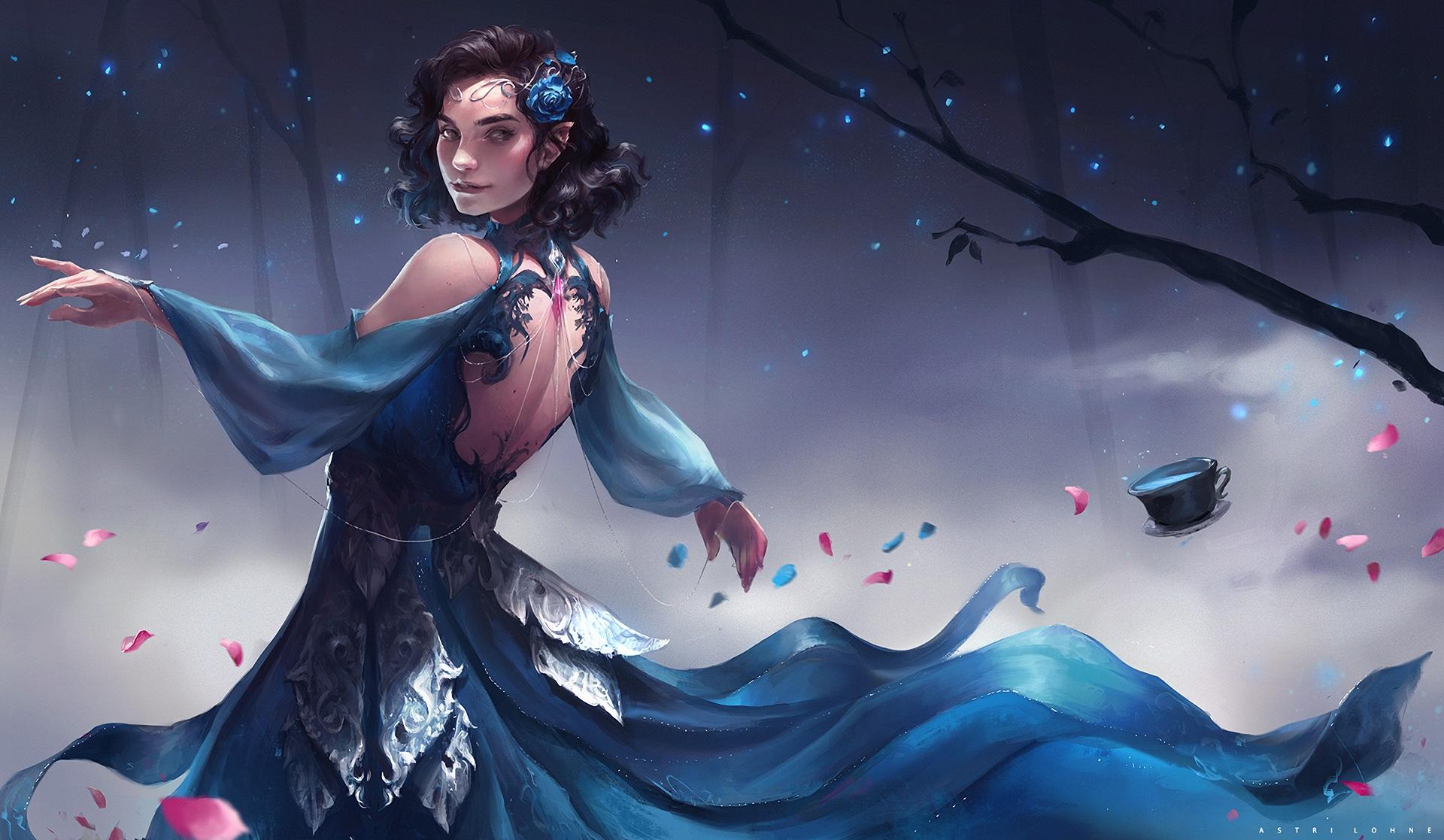 1920x1117 Beautiful Dark Elf Girl .