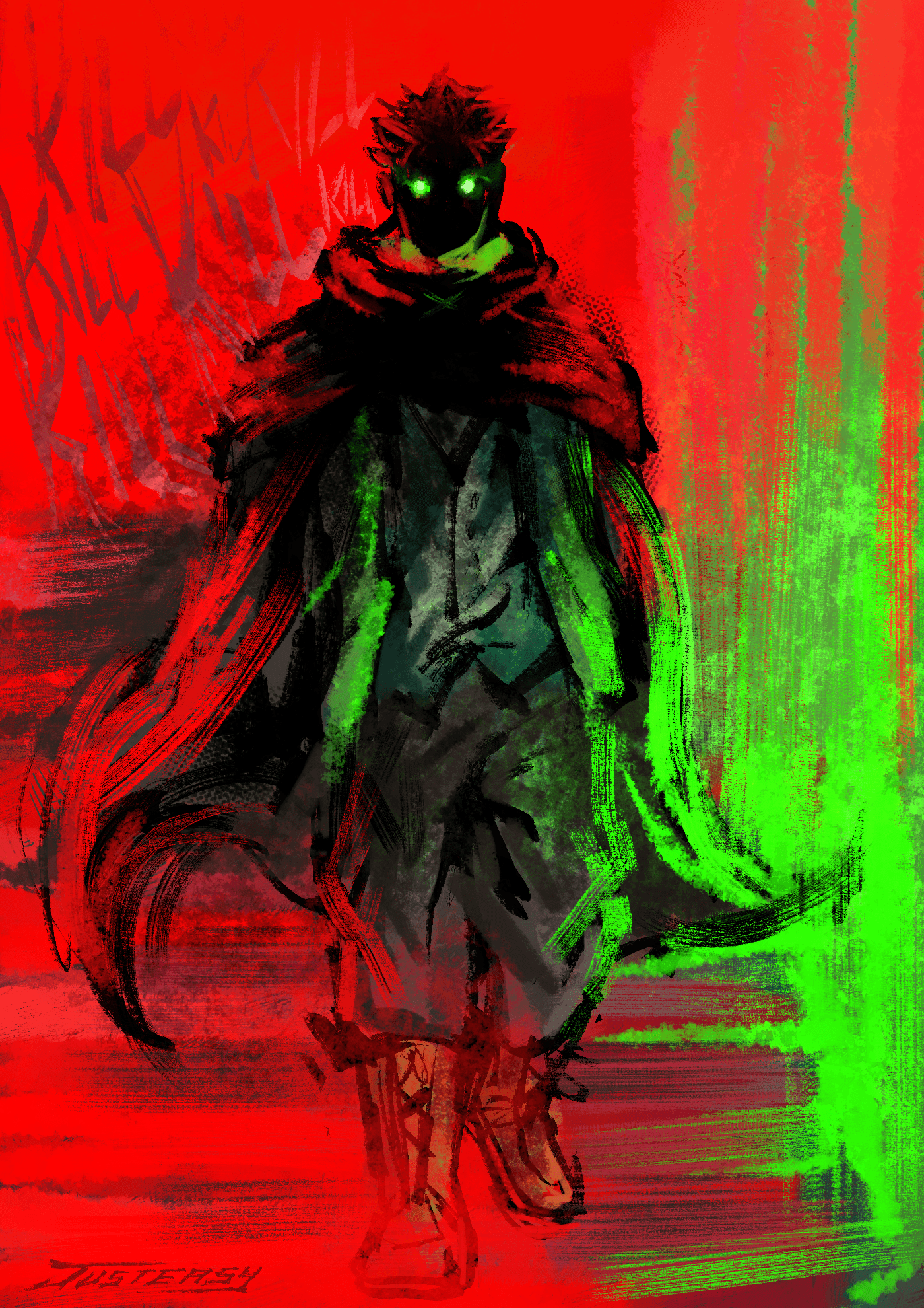 1400x1980 AURA MONSTER fanart