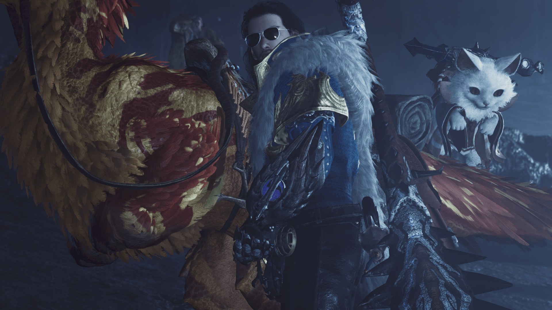 1920x1080 Aura of main character in Monster Hunter Wilds cutscenes is just epic