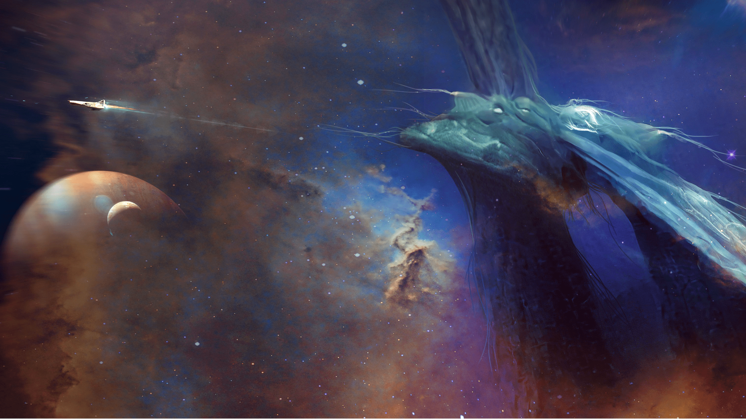 2560x1439 Encounter at Ghost Nebula (Col Price) [2560x1440]