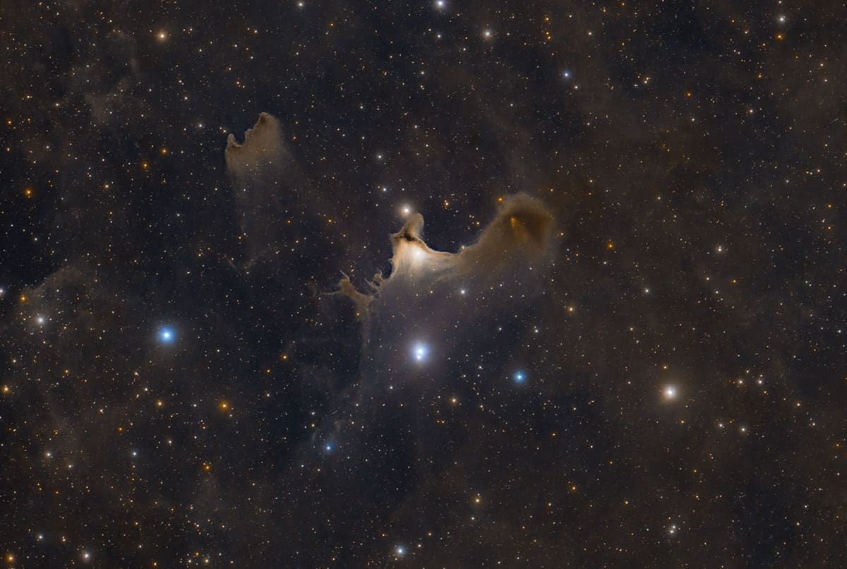 1200x806 The Ghost Nebula in Cepheus. Picture, Info, and Location