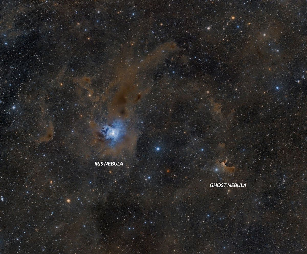 1200x995 The Ghost Nebula in Cepheus. Picture, Info, and Location
