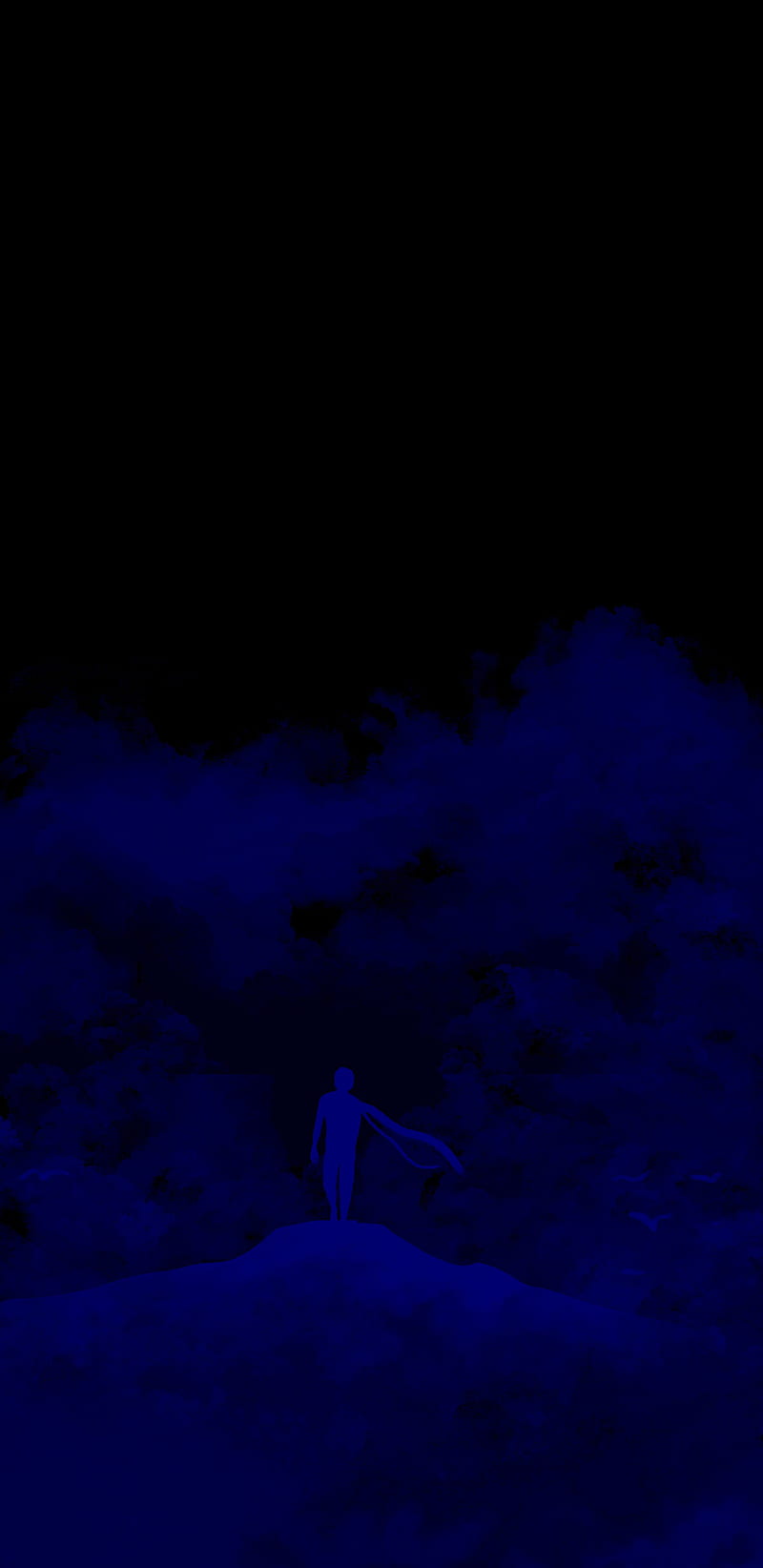 800x1644 HD ghost nebula wallpaper