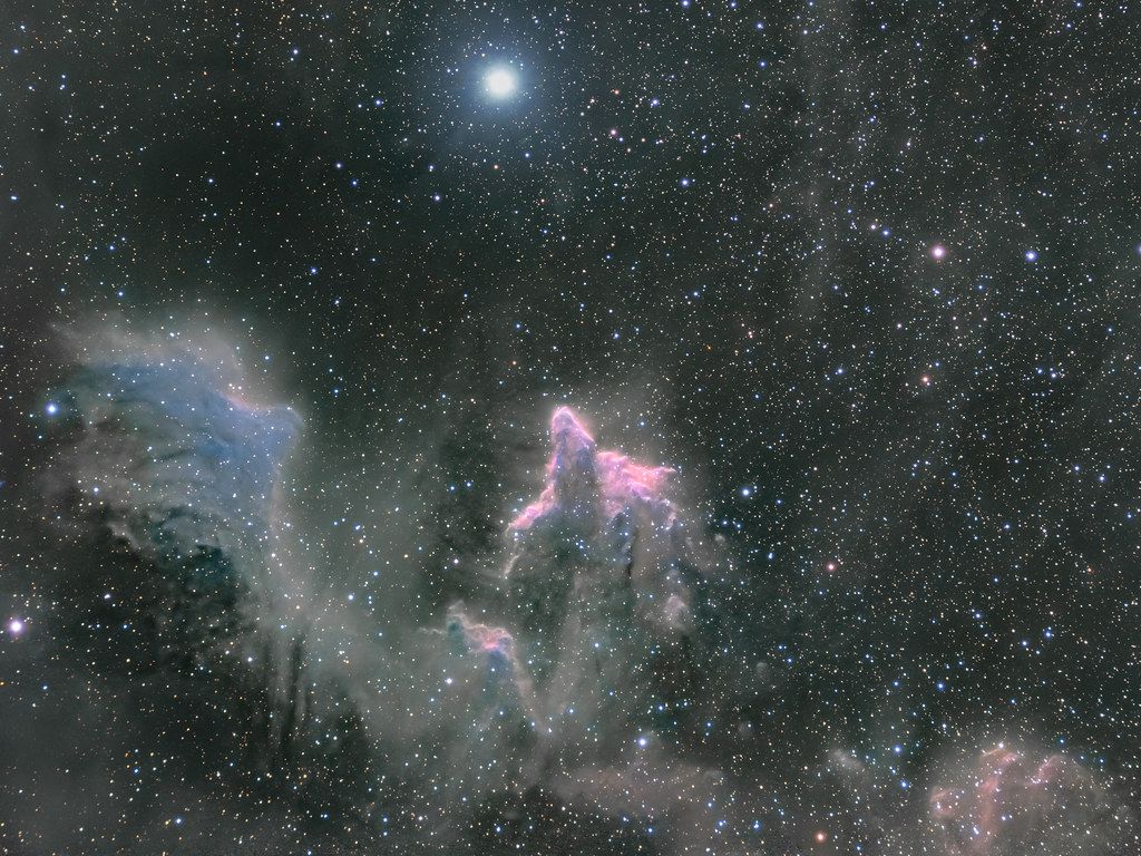 1024x768 The Ghost in Cassiopeia 63 & IC 59 Deep Sky Imaging