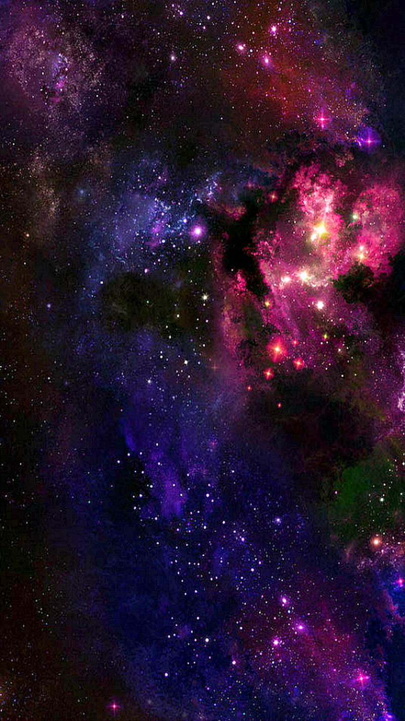 800x1423 Red ghost nebula, cloud, cosmos, galaxy, minimal, scifi, space, stars, universe, HD phone wallpaper