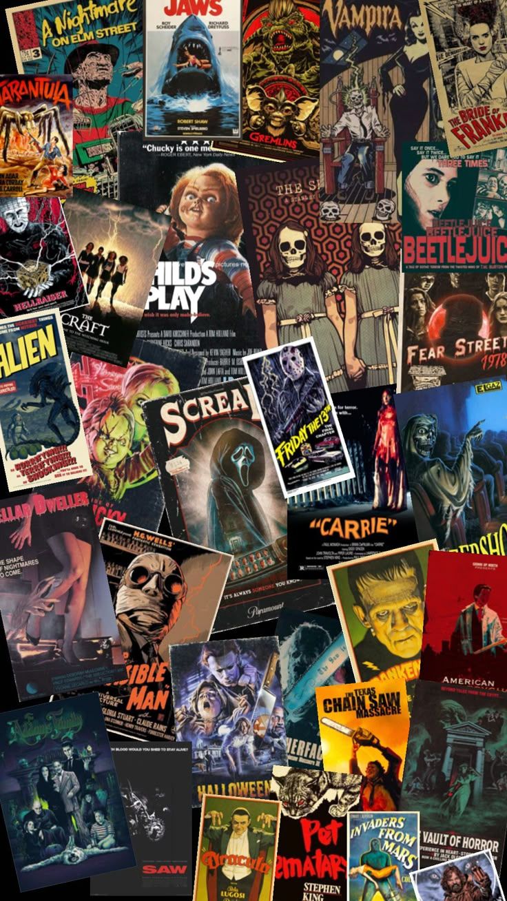 736x1308 Movie Poster Collage Wallpaper