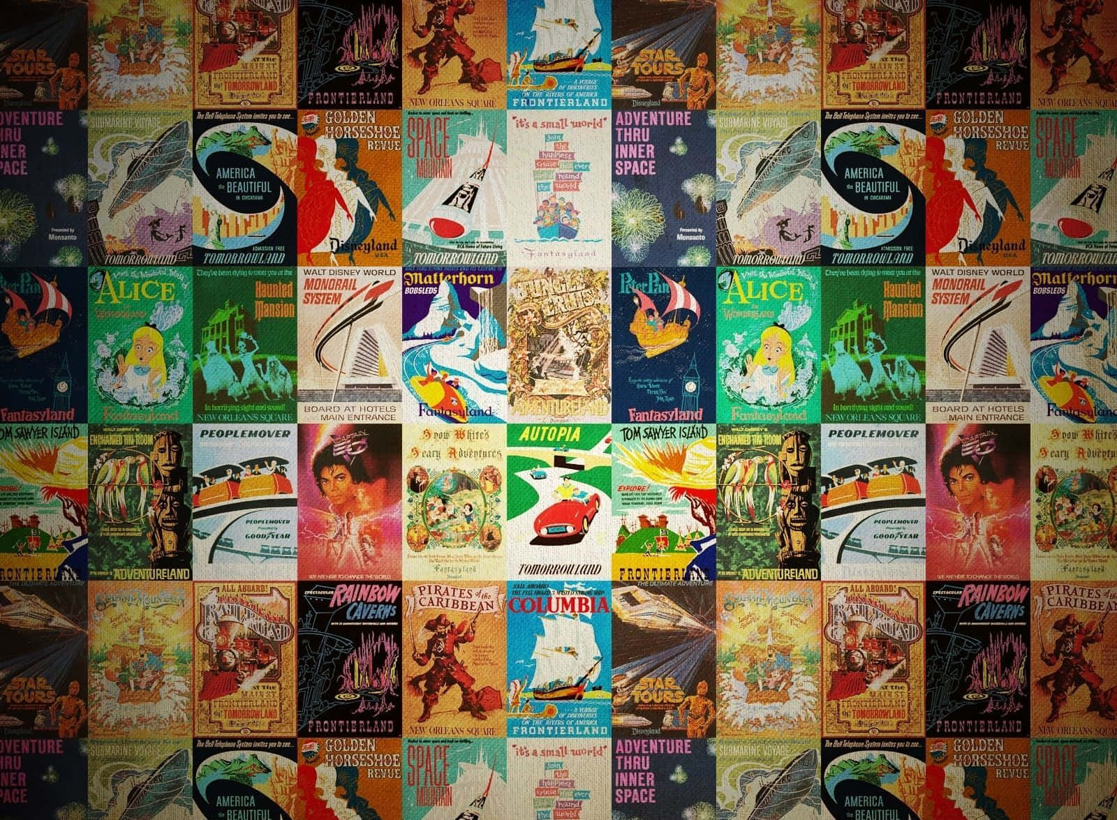 1600x1175 Old Movie Posters Wallpaper