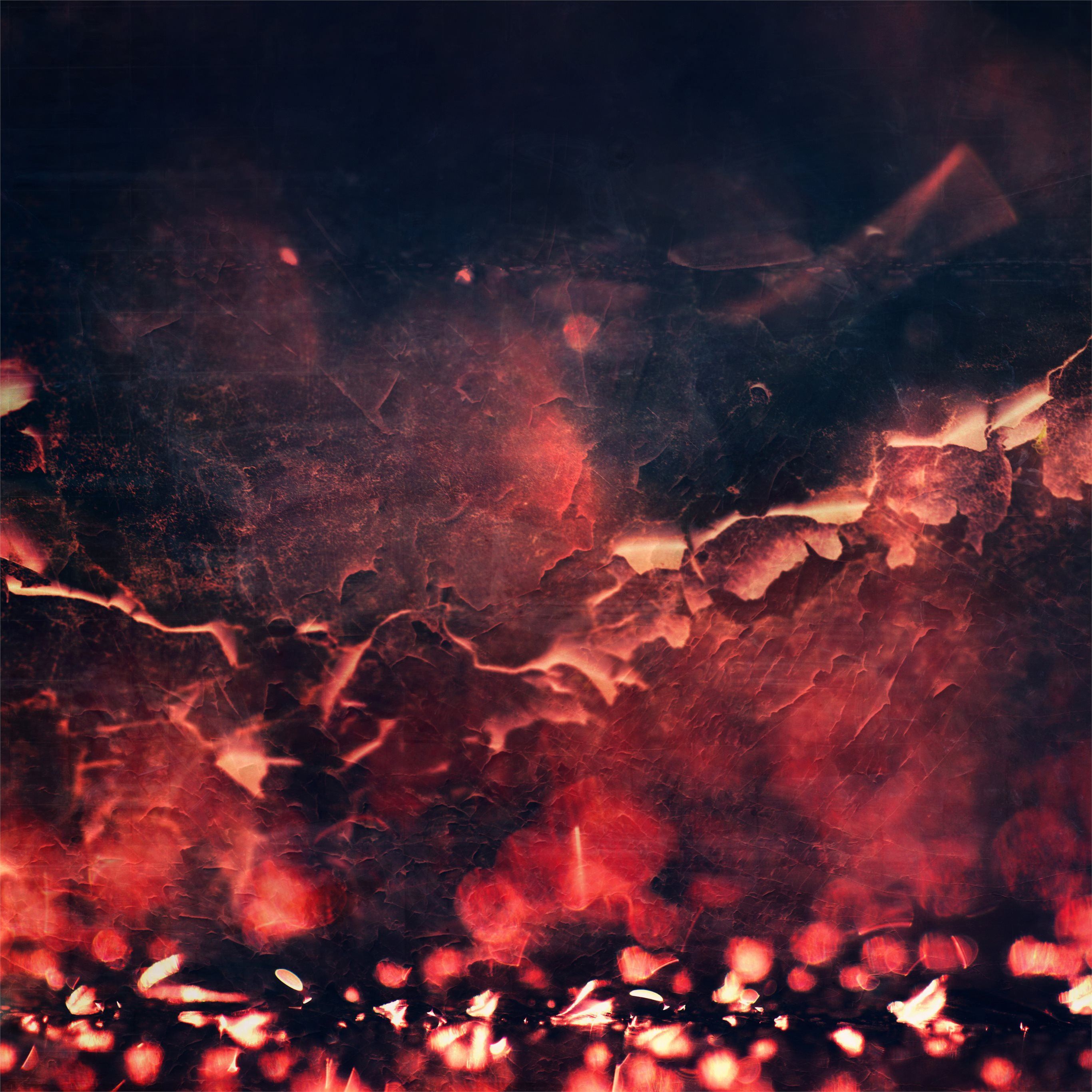 2732x2732 red abstract fire texture 5k iPad Pro Wallpaper Free Download