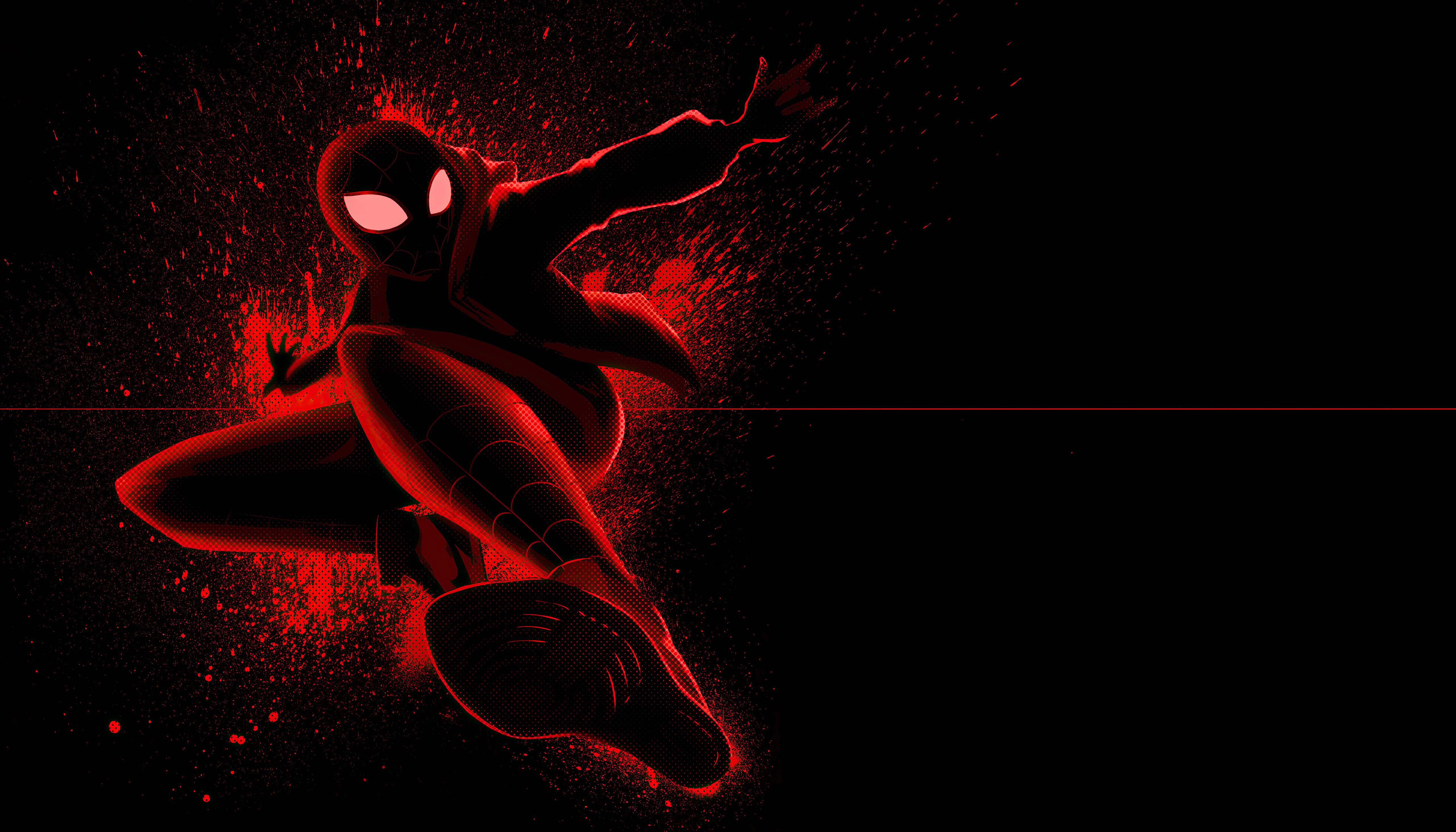 5120x2924 Miles Red Illustration 5k Wallpaper, HD Superheroes Wallpaper, 4k Wallpaper , Image, Background, Photos and Picture