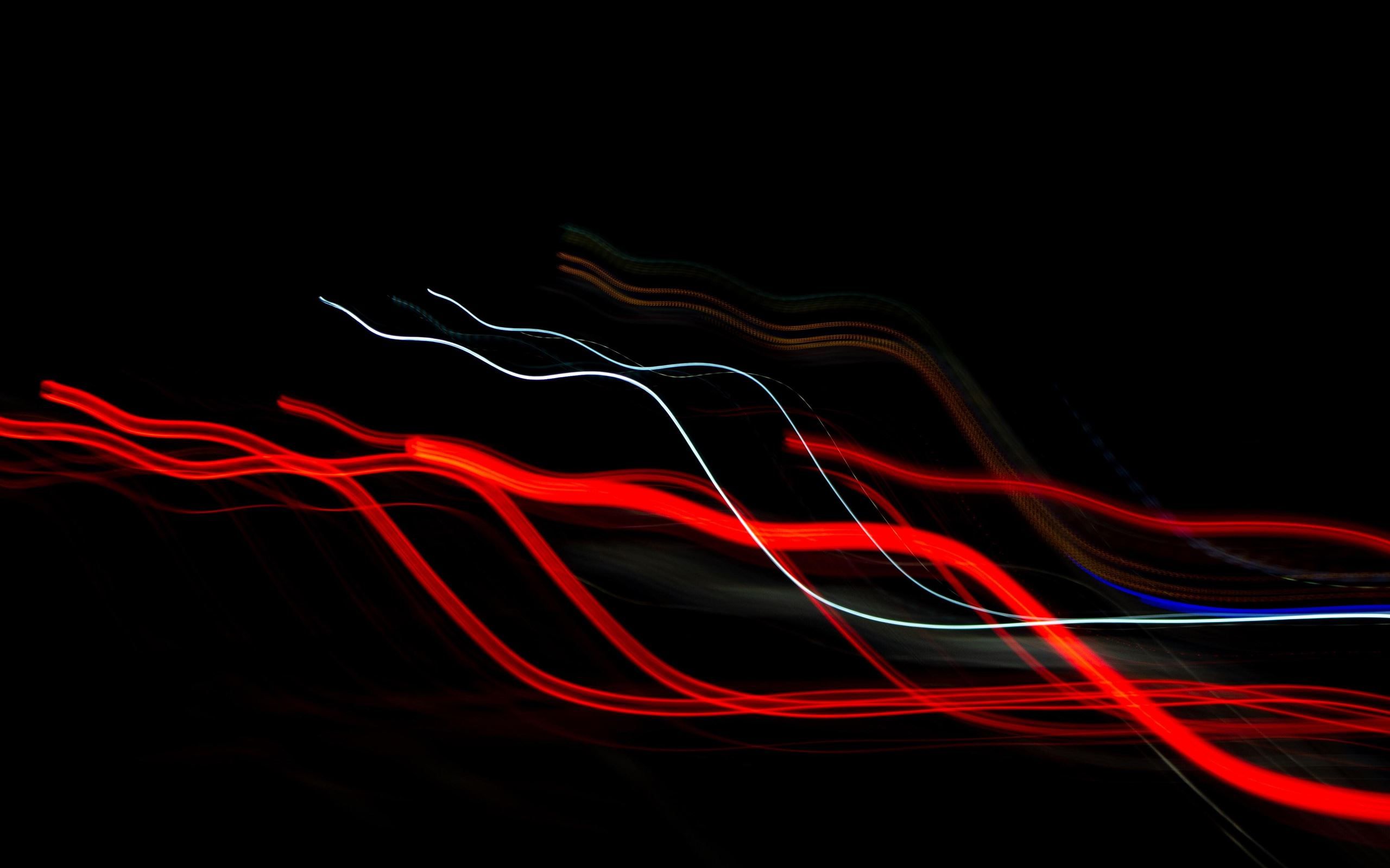 2560x1600 red white light streaks 5k iMac Wallpaper Download