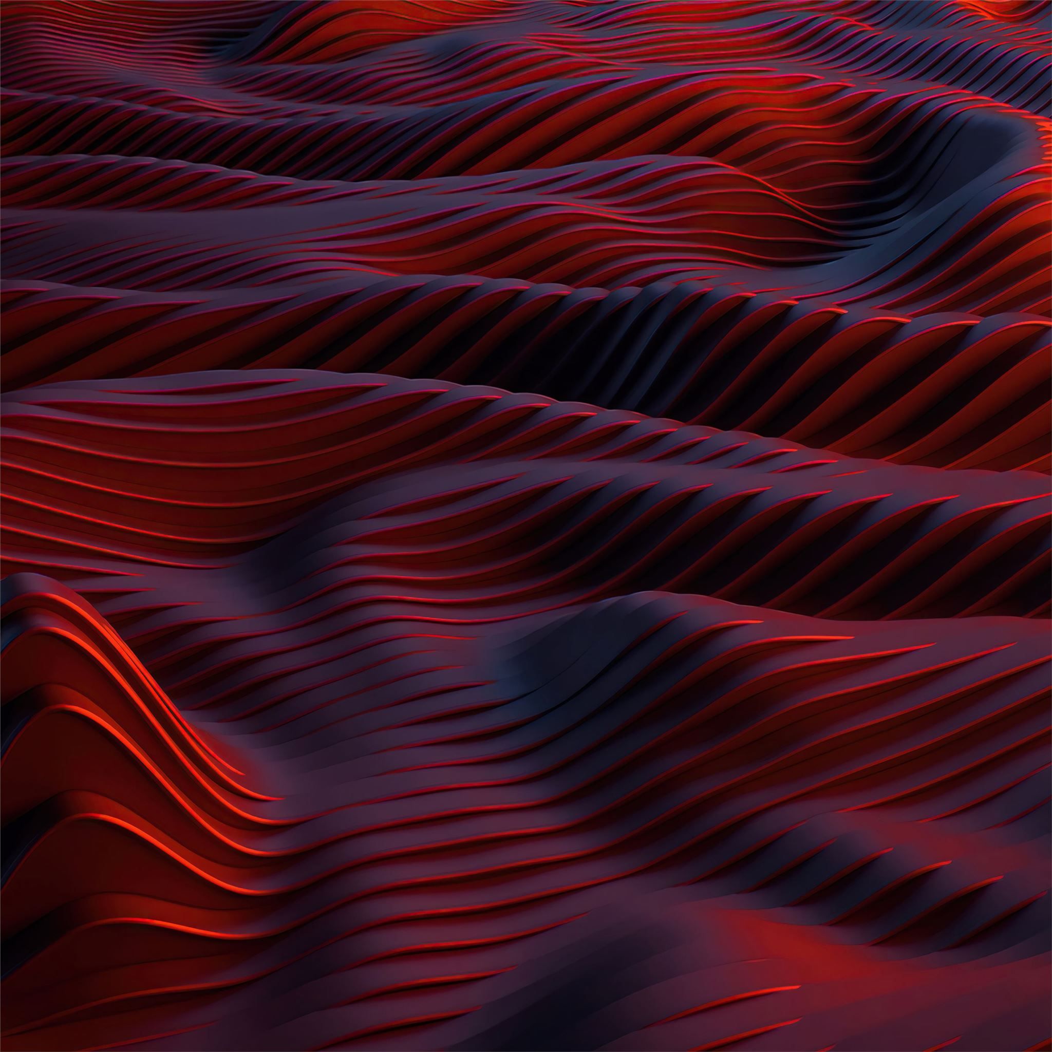 2048x2048 red textures digital art 5k iPad Air Wallpaper Free Download