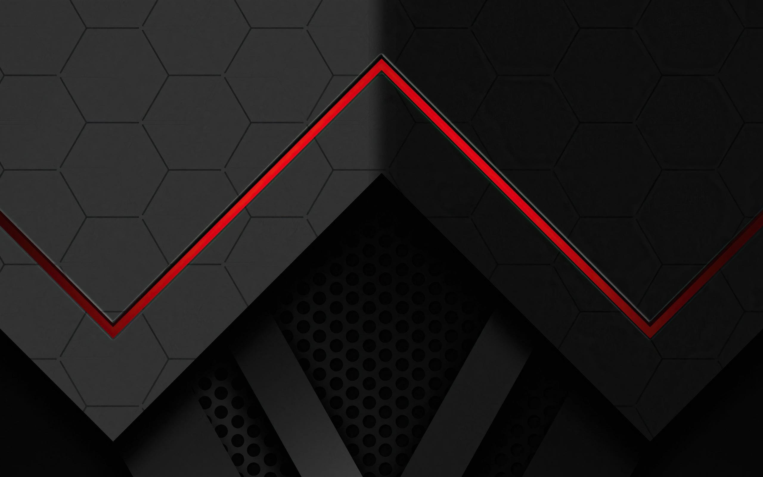 2560x1600 abstract dark red line 5k Mac Wallpaper Download